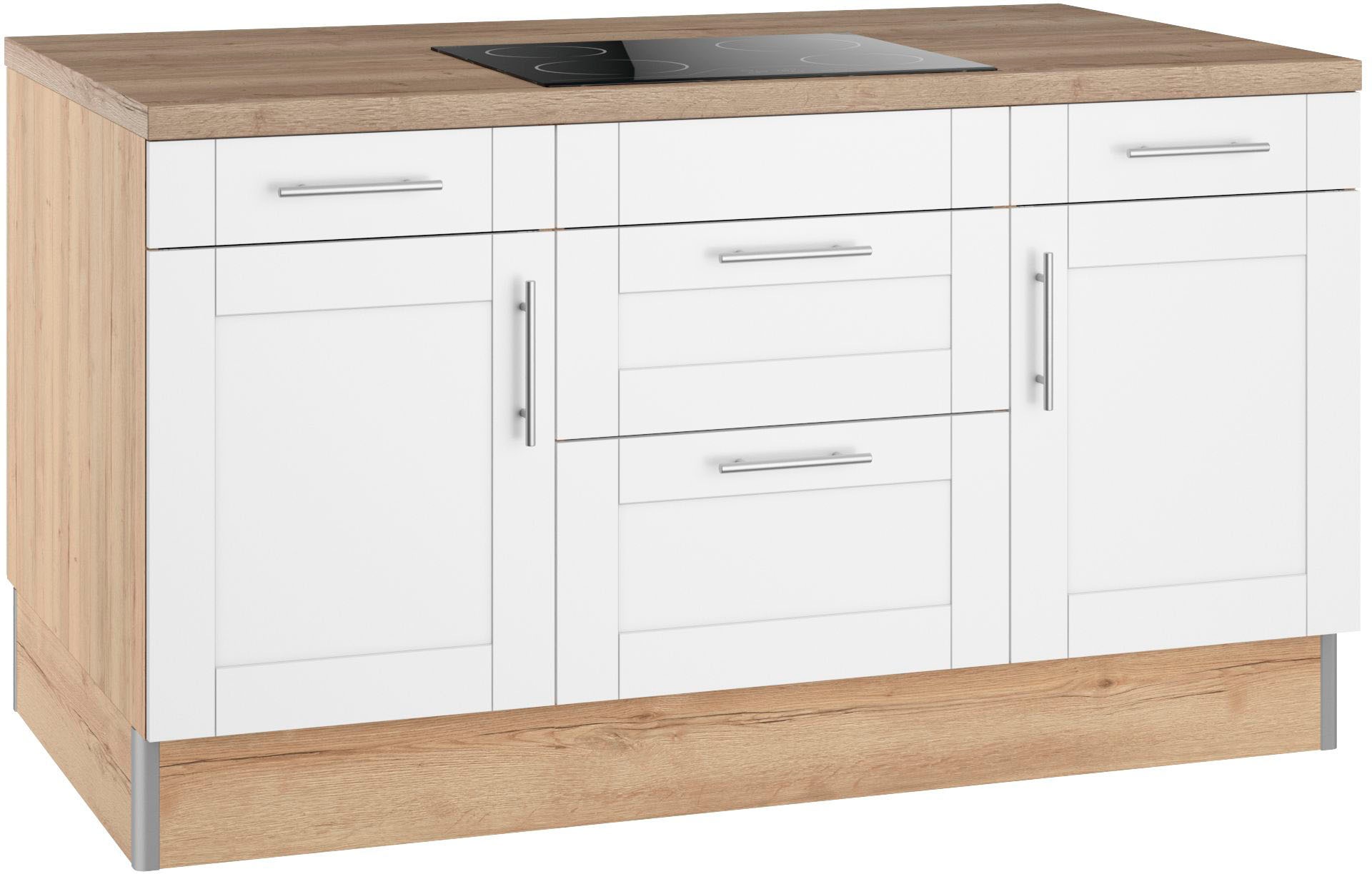 OPTIFIT Küche »Ahus«, 160 x 95 cm breit, Soft Close Funktion