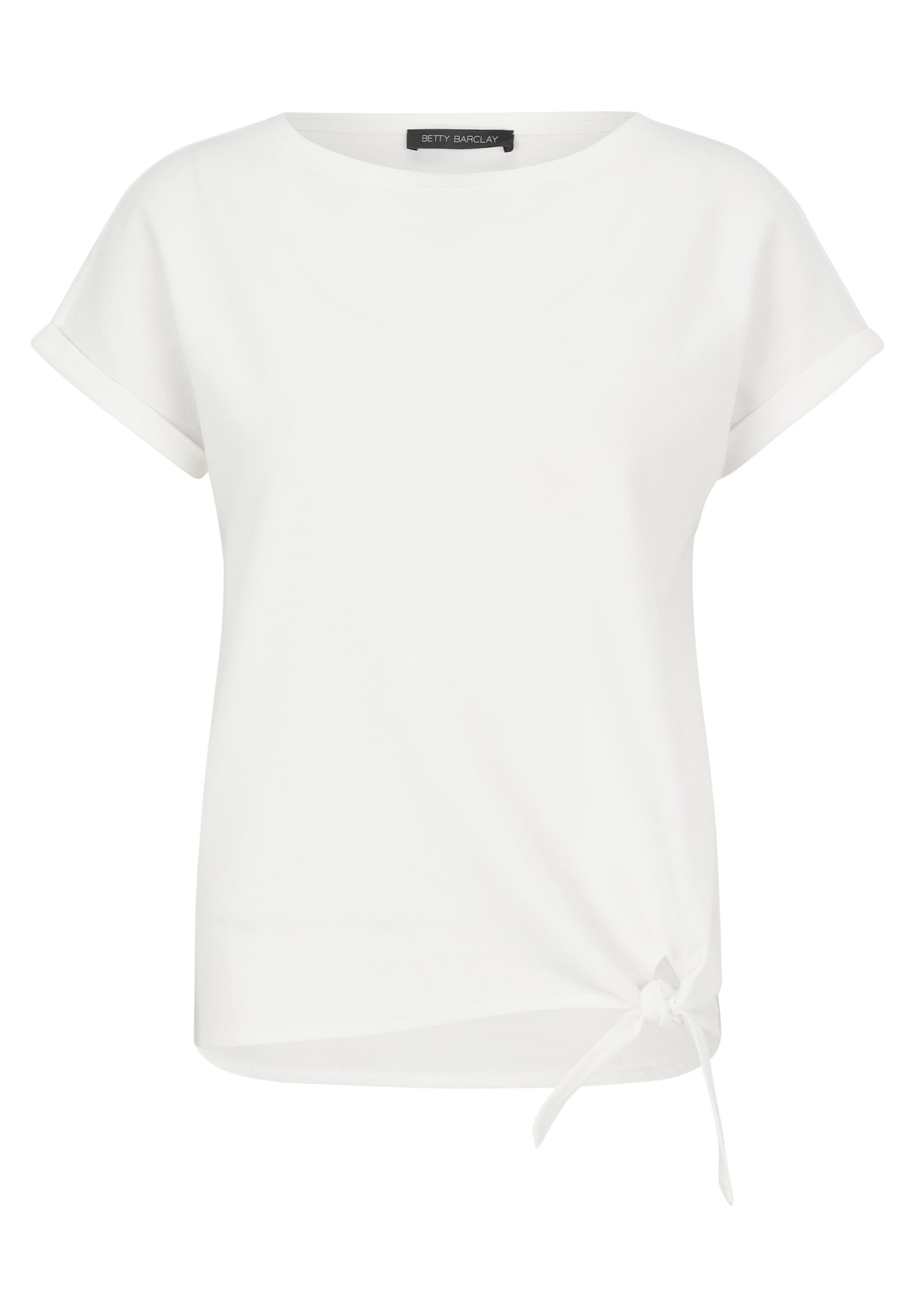 Betty Barclay Kurzarmshirt »Betty Barclay Halbarm-Shirt mit Schleifenknoten«, (1 tlg.)