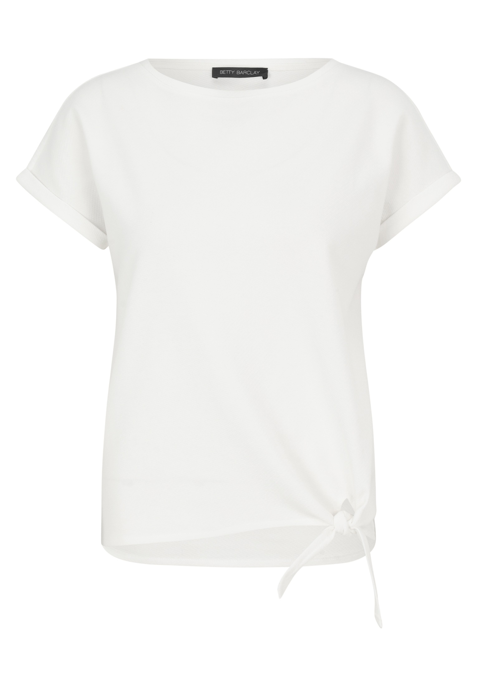 Betty Barclay Kurzarmshirt "Damen Halbarm-Shirt mit Schleifenknoten" 1 Stk. günstig online kaufen