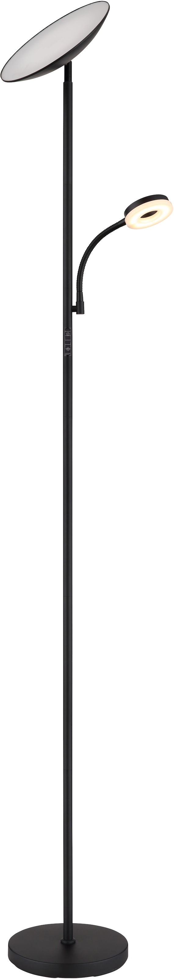 GLOBO LIGHTING LED Stehlampe »SKOPO«, Leuchtmittel LED-Modul | LED fest integriert, Stehleuchte/Wohnzimmer/Schlafzimmer/Flur