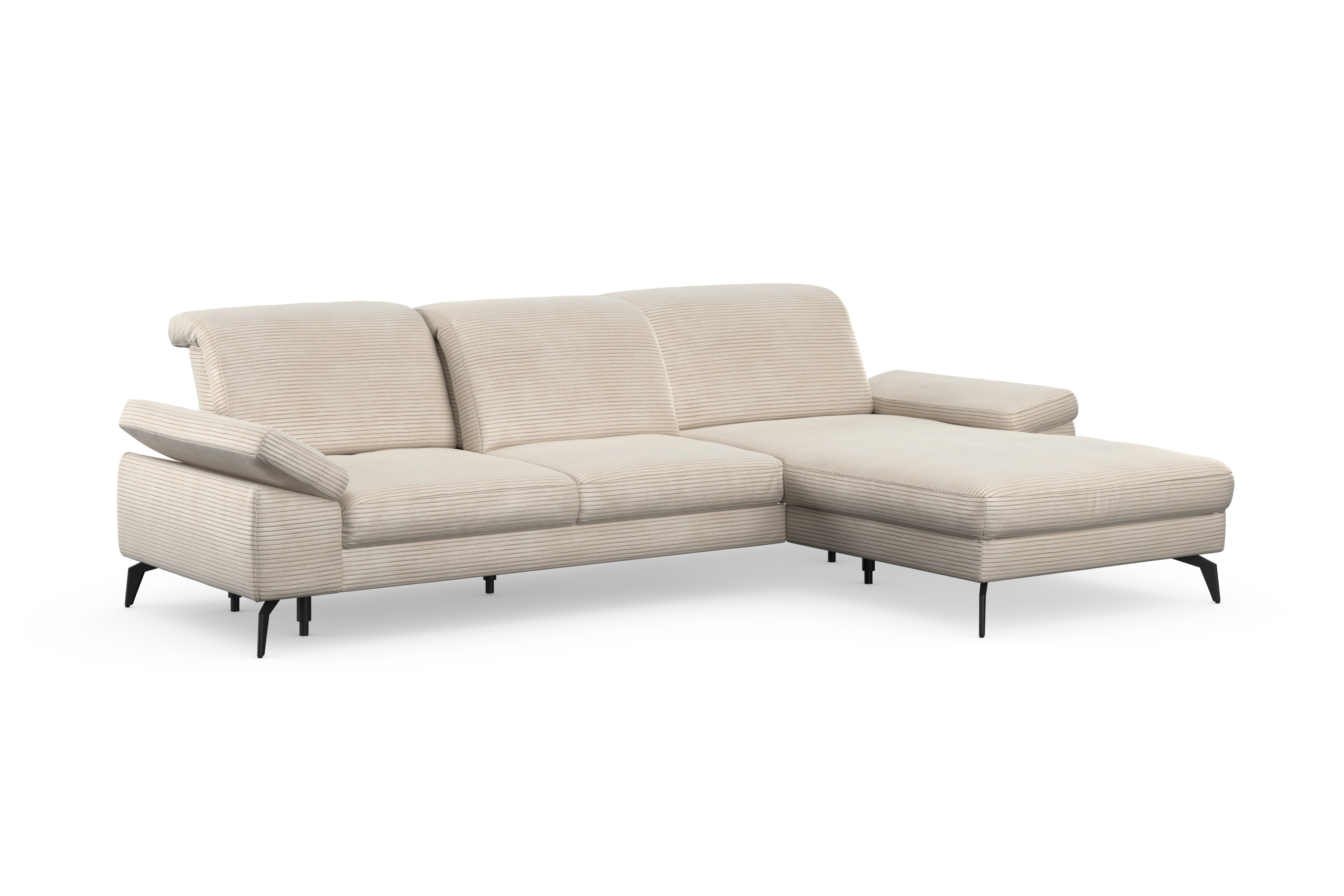 Thumbnail - sit&more Ecksofa "Cabana L-Form" Recamiere, wahlweise mit Sitztiefen-, Armlehnen- und Kopfteilfunktion