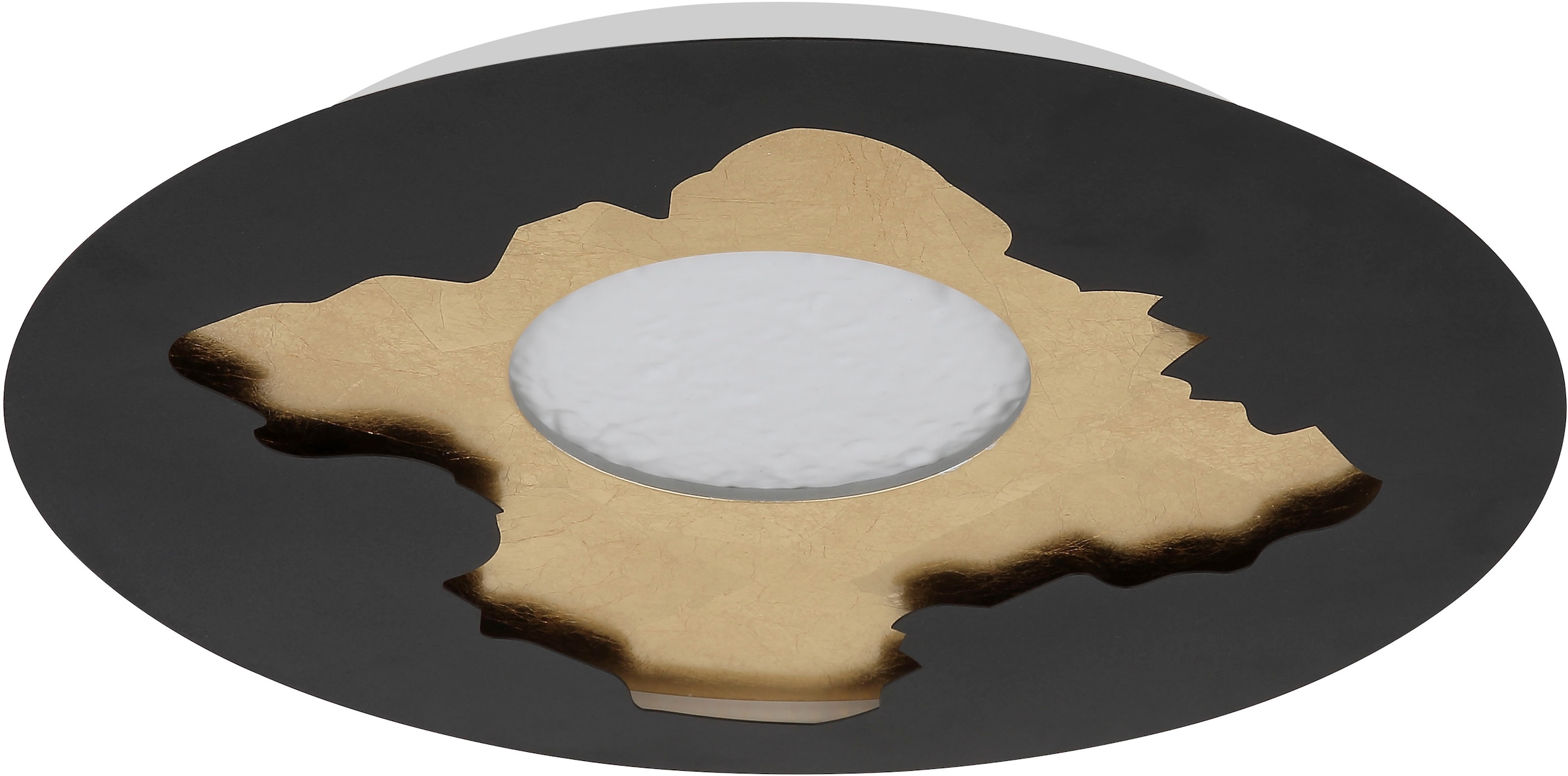 GLOBO LIGHTING Deckenleuchte »OBSCURA« LED-Modul 1 Stk. Warmweiß Deckenlampe Wohnzimmer-Leuchte Schlafzimmer-Leuchte Flur Küche