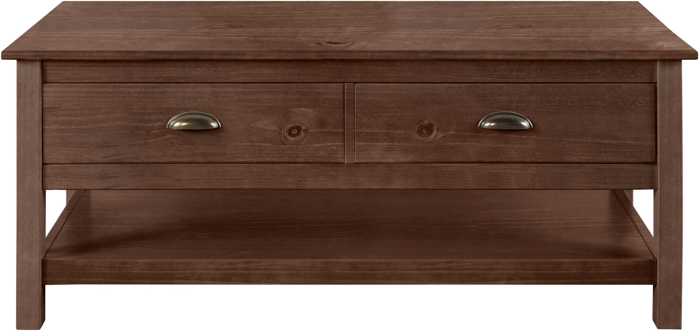 OTTO home Couchtisch "Schröder" mit 2 Schubladen und 1 Einlegeboden, aus ma günstig online kaufen