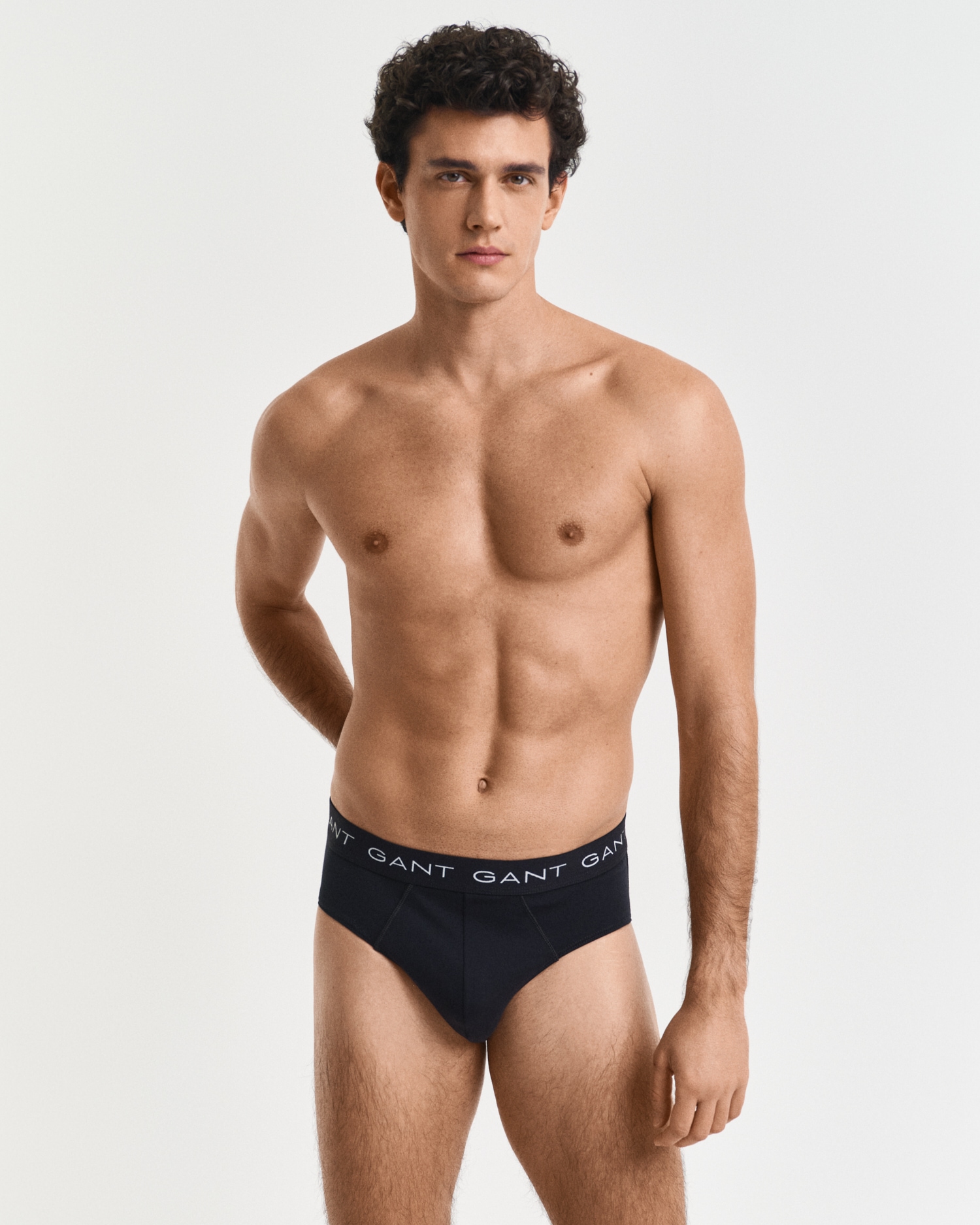 Gant Slip »BRIEF 3-PACK«, Gestrickter Jacquard-Bund