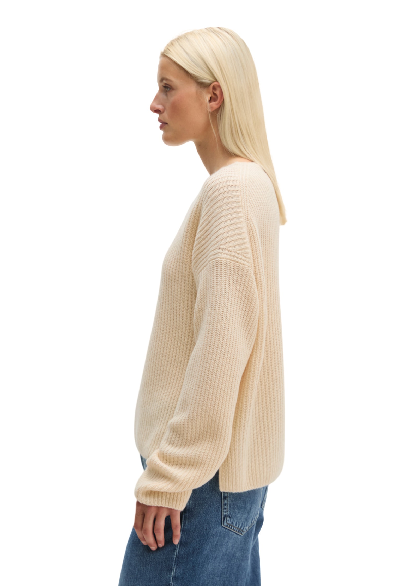 Marc OPolo Strickpullover "aus weichem Schurwolle-Mix"