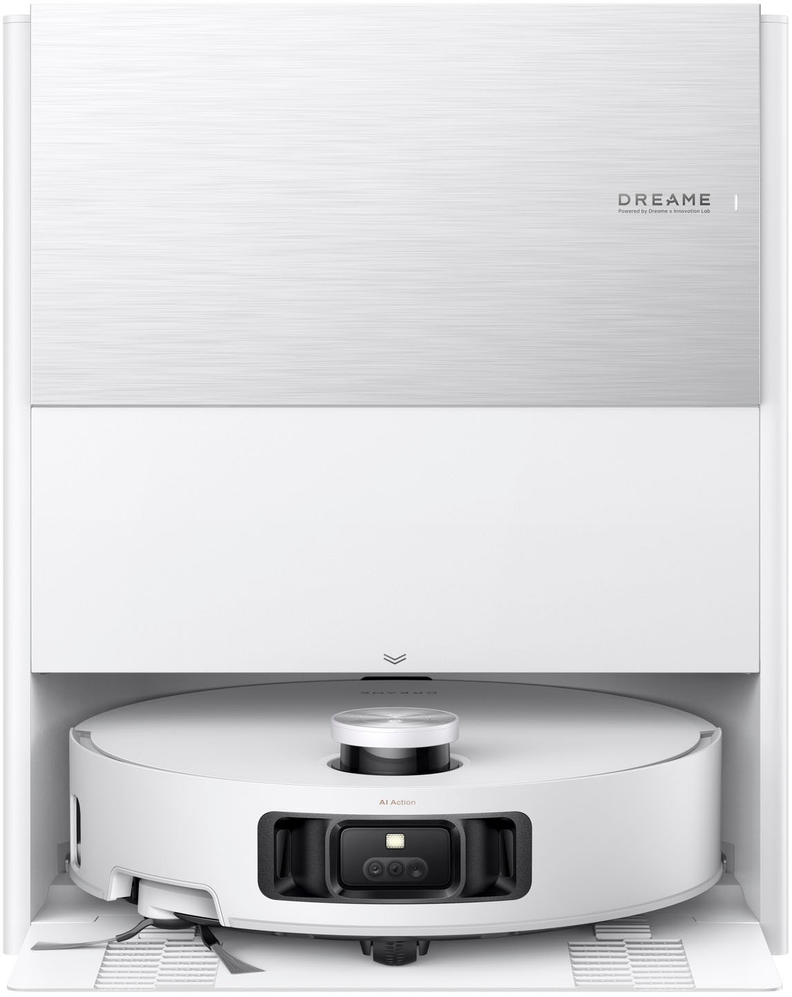 Dreame Nass-Trocken-Saugroboter »mit Wischfunktion Aqua10 Roller« Warmwasser-Wischsystem, Rollenmopp, überwindet Hindernisse, 30.000 Pa