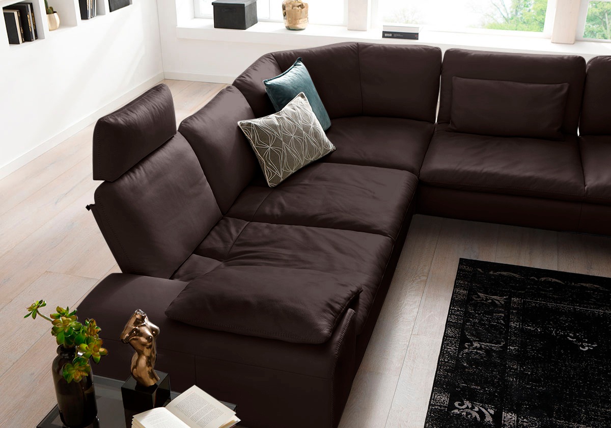W.SCHILLIG Ecksofa "valentinoo, Designsofa, elegant und bequem, L-Form", (S günstig online kaufen