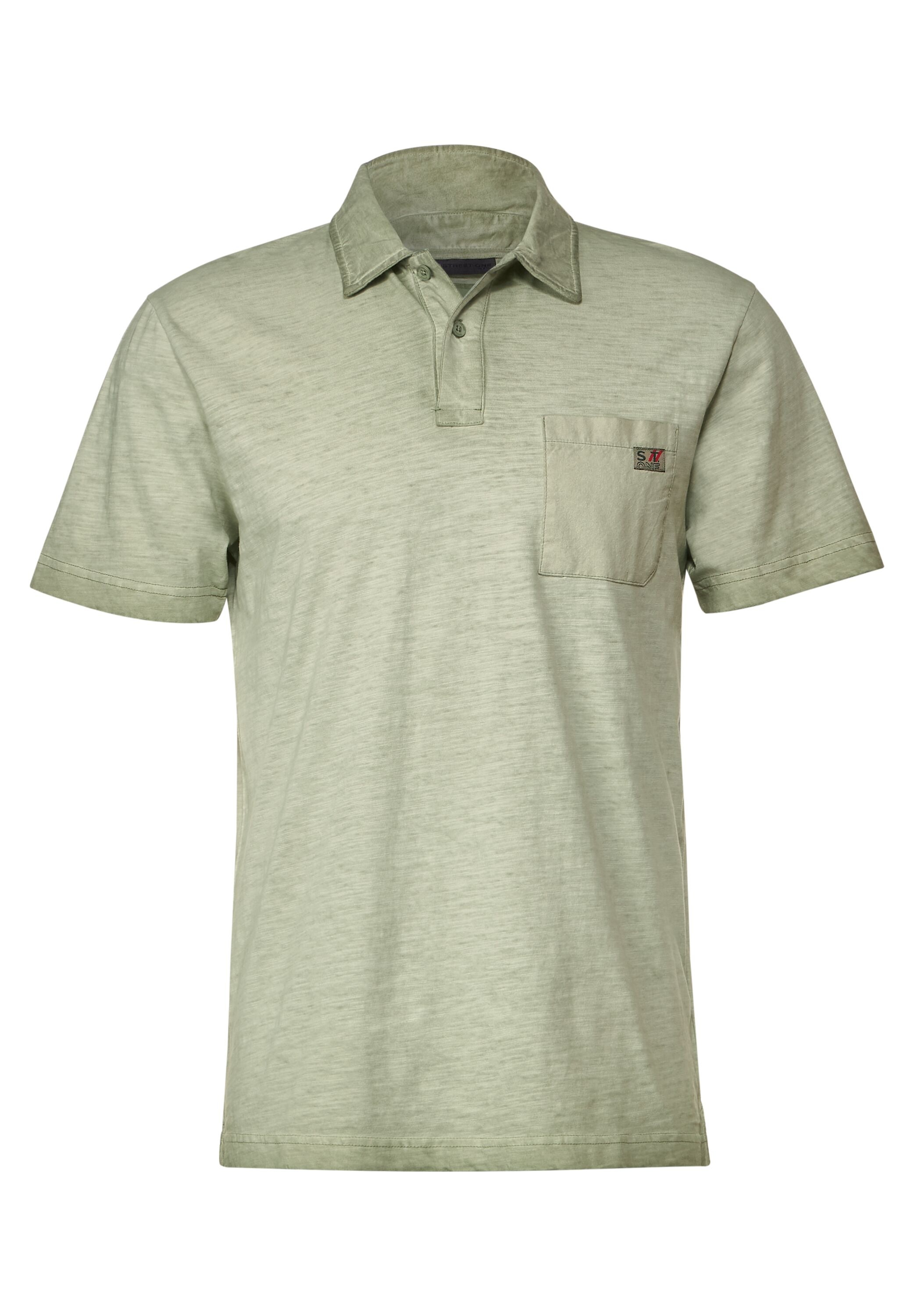 STREET ONE MEN Poloshirt aus reiner Baumwolle