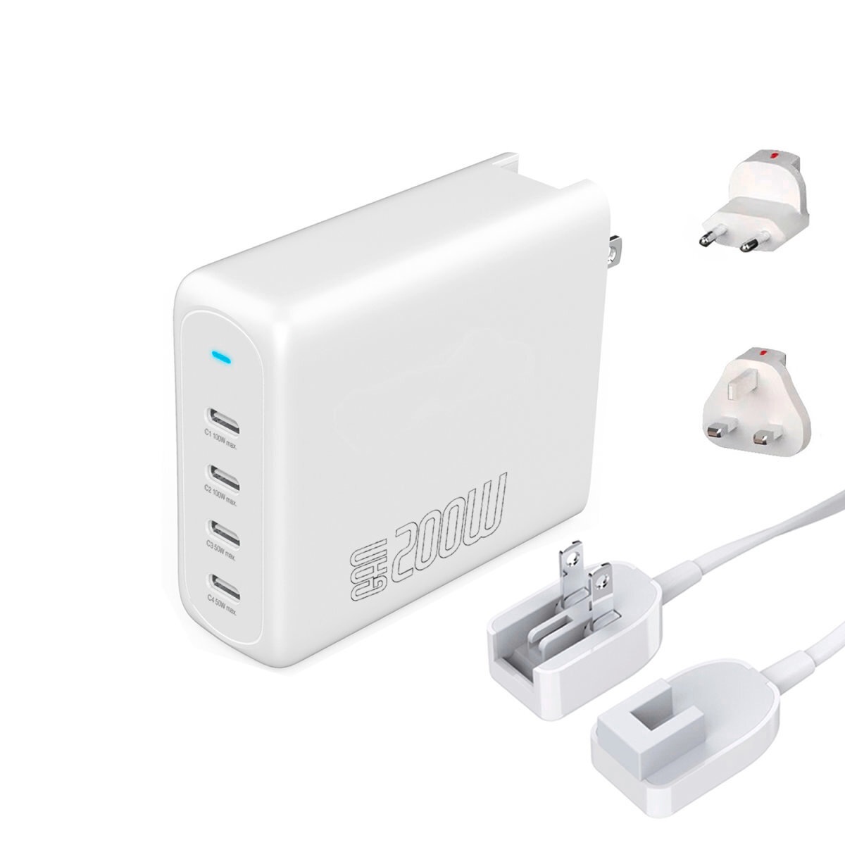 4smarts USB-Ladegerät »GaN Flex Pro 200 W 4 USB-C«