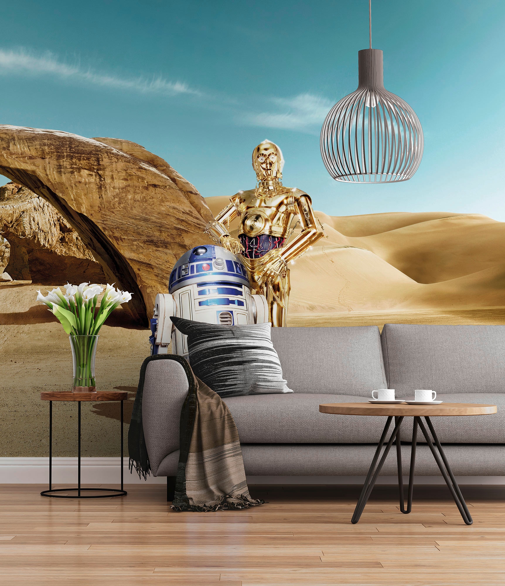 Komar Fototapete »STAR WARS Lost Droids«, 368x254 cm (Breite x Höhe) auf  Raten | BAUR