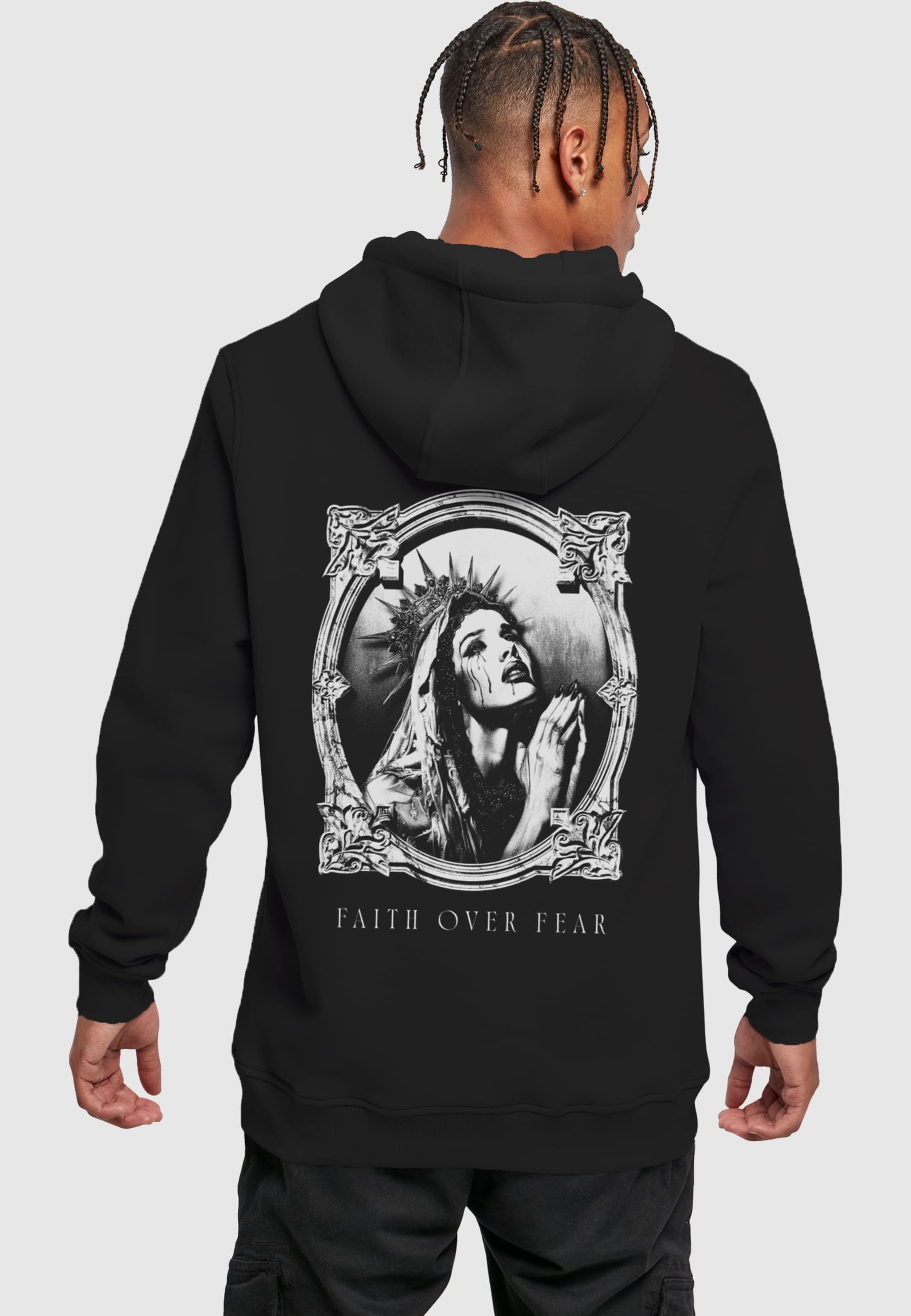 MisterTee Kapuzensweatshirt »MisterTee Faith Over Fear Hoody«, (1 tlg.)