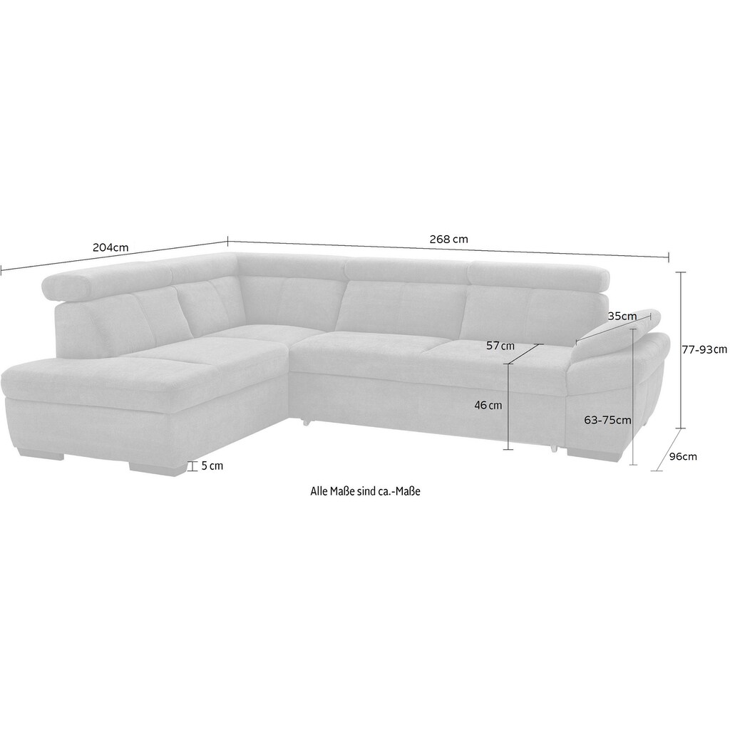 exxpo - sofa fashion Ecksofa »Salerno«