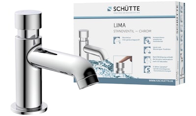 Waschtischarmatur »LIMA«, - Kaltwasserarmatur aus Messing