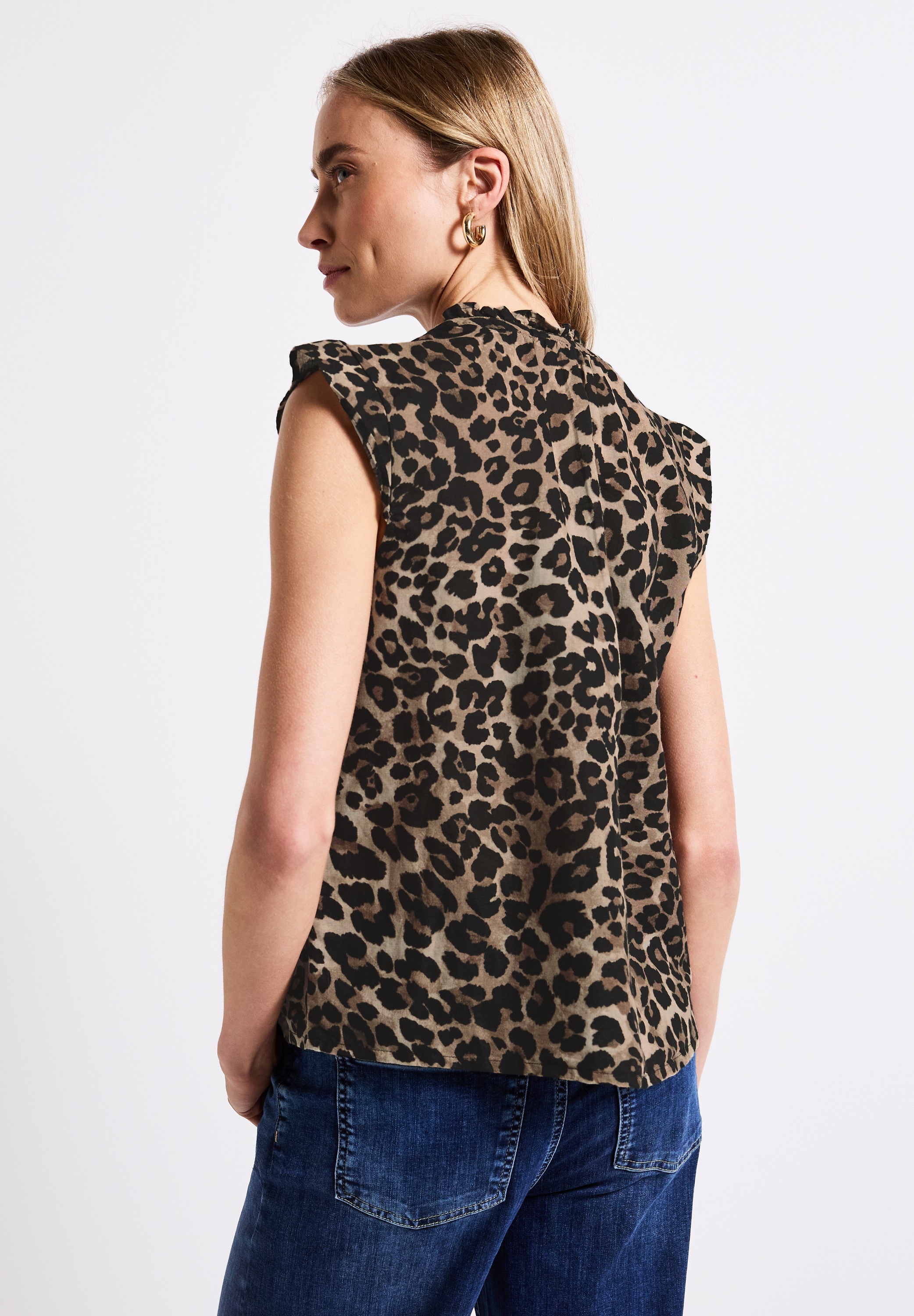 STREET ONE Blusentop, mit Rüschendetails günstig online kaufen