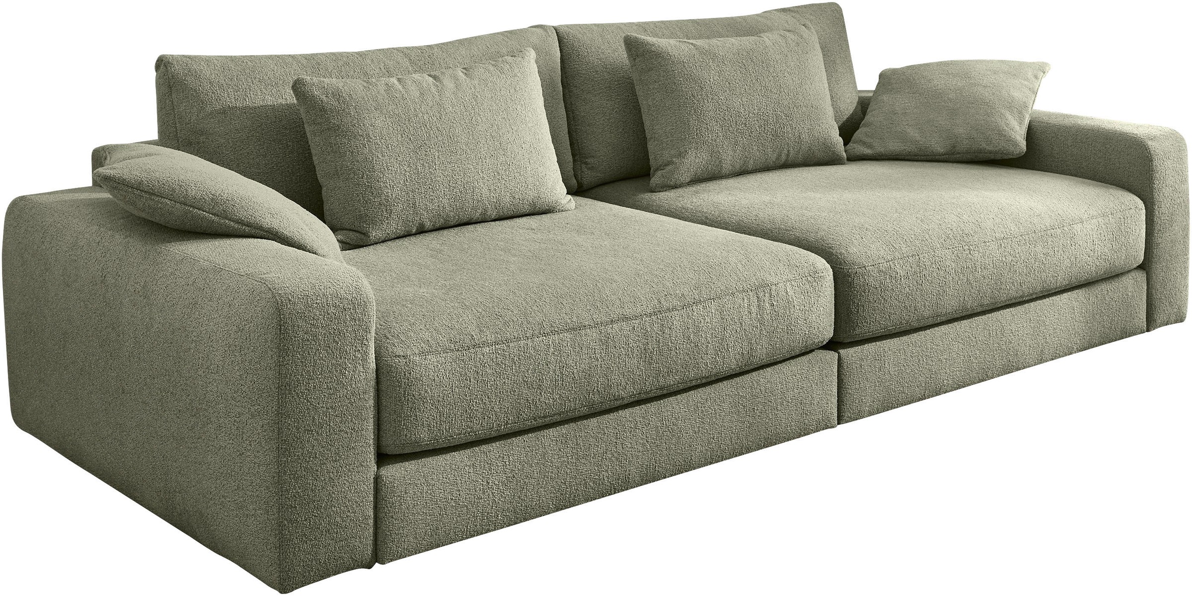 Jockenhöfer Gruppe Big-Sofa "Milano XXL, B: 290 cm" mit Zierkissen, Relaxfl günstig online kaufen