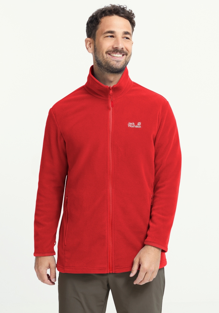 Jack Wolfskin Fleecejacke "TAUNUS 100 FZ M" Fleecejacke, 3-in-1 System kompatibel, Verbindungsschlaufen