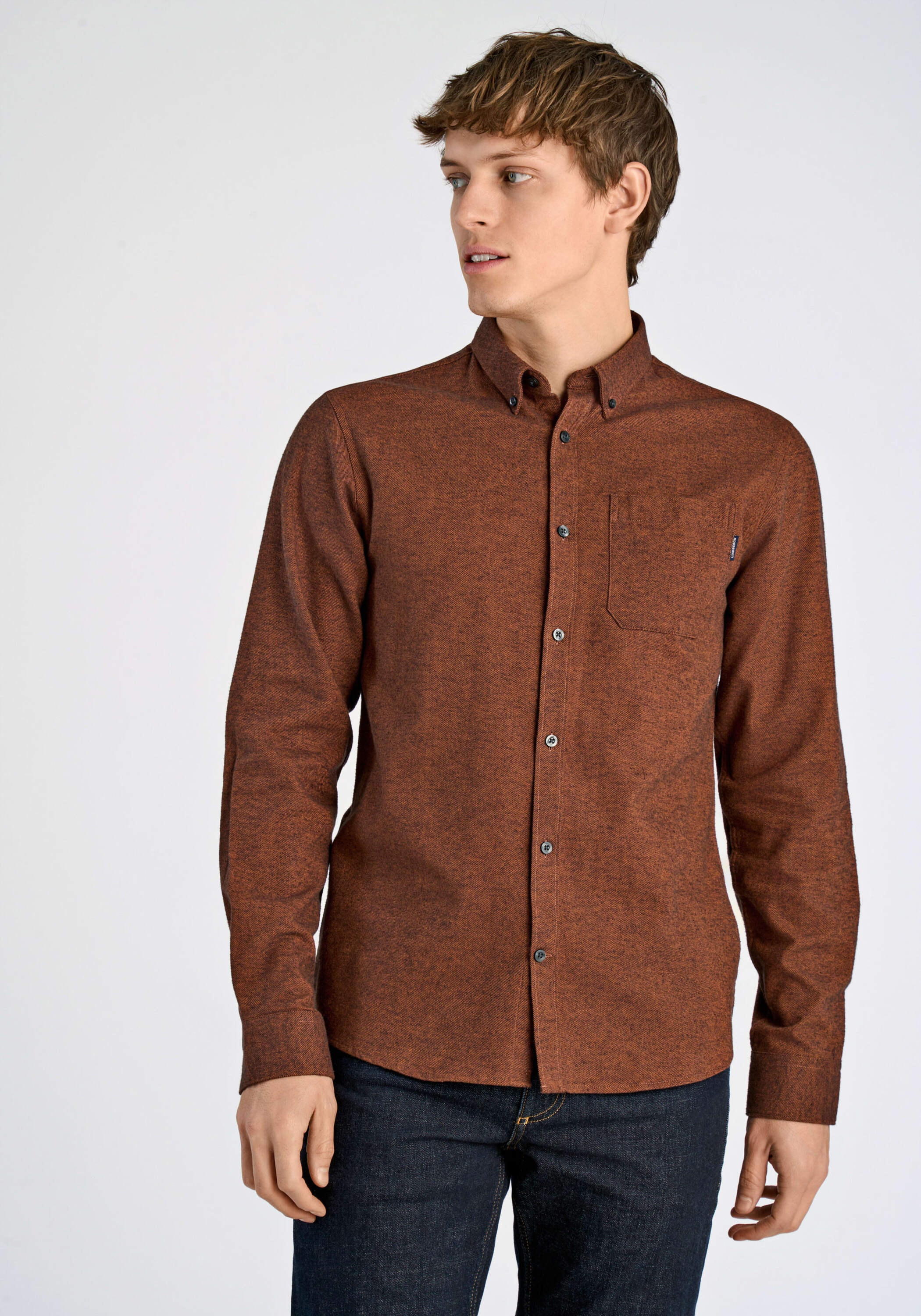LINDBERGH "Freizeithemd (Langarm) Relaxed Fit"
