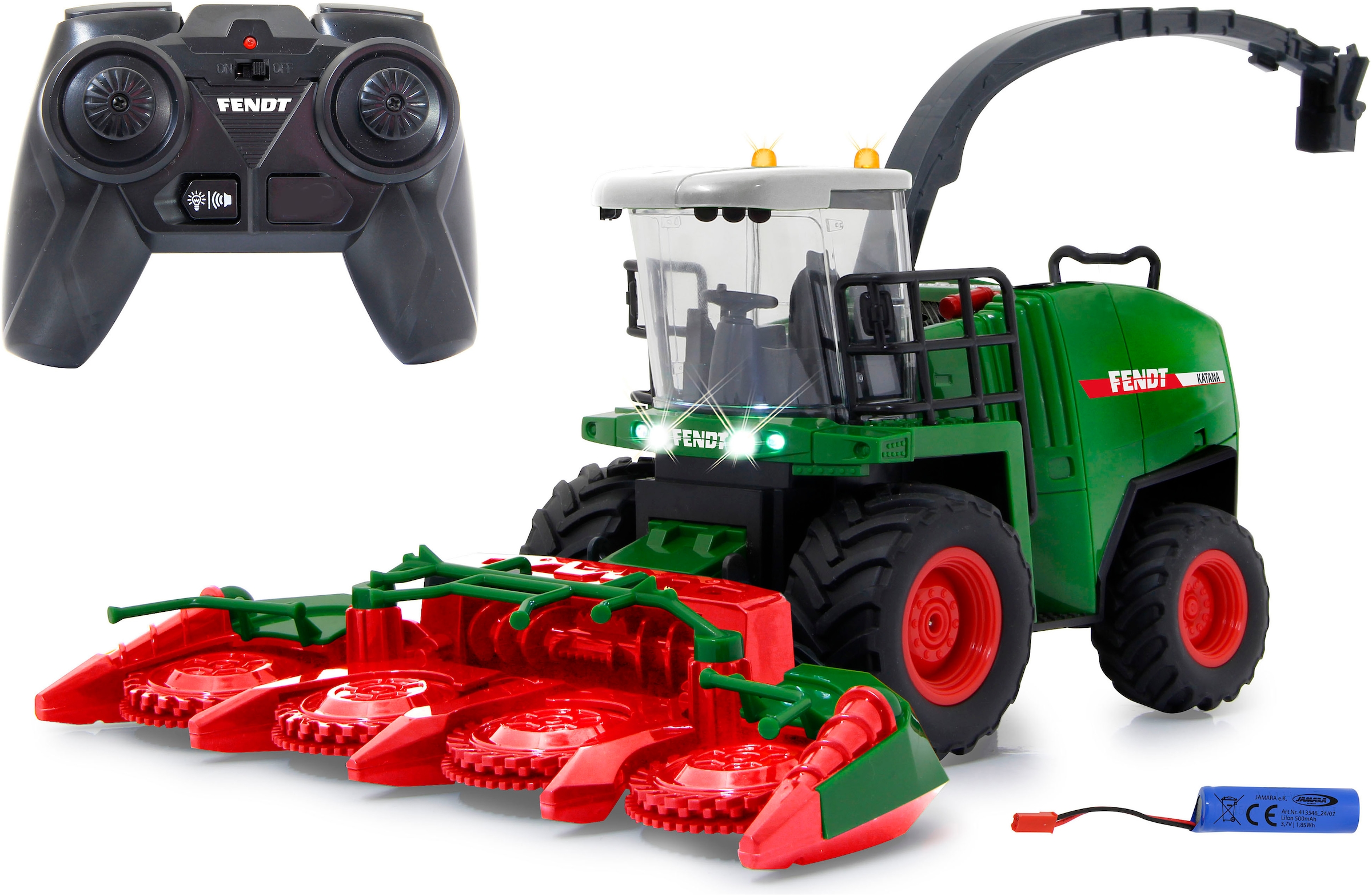 Jamara RC-Traktor »Fendt Katana Feldhäcksler RC 1:24S«, mit LED Licht