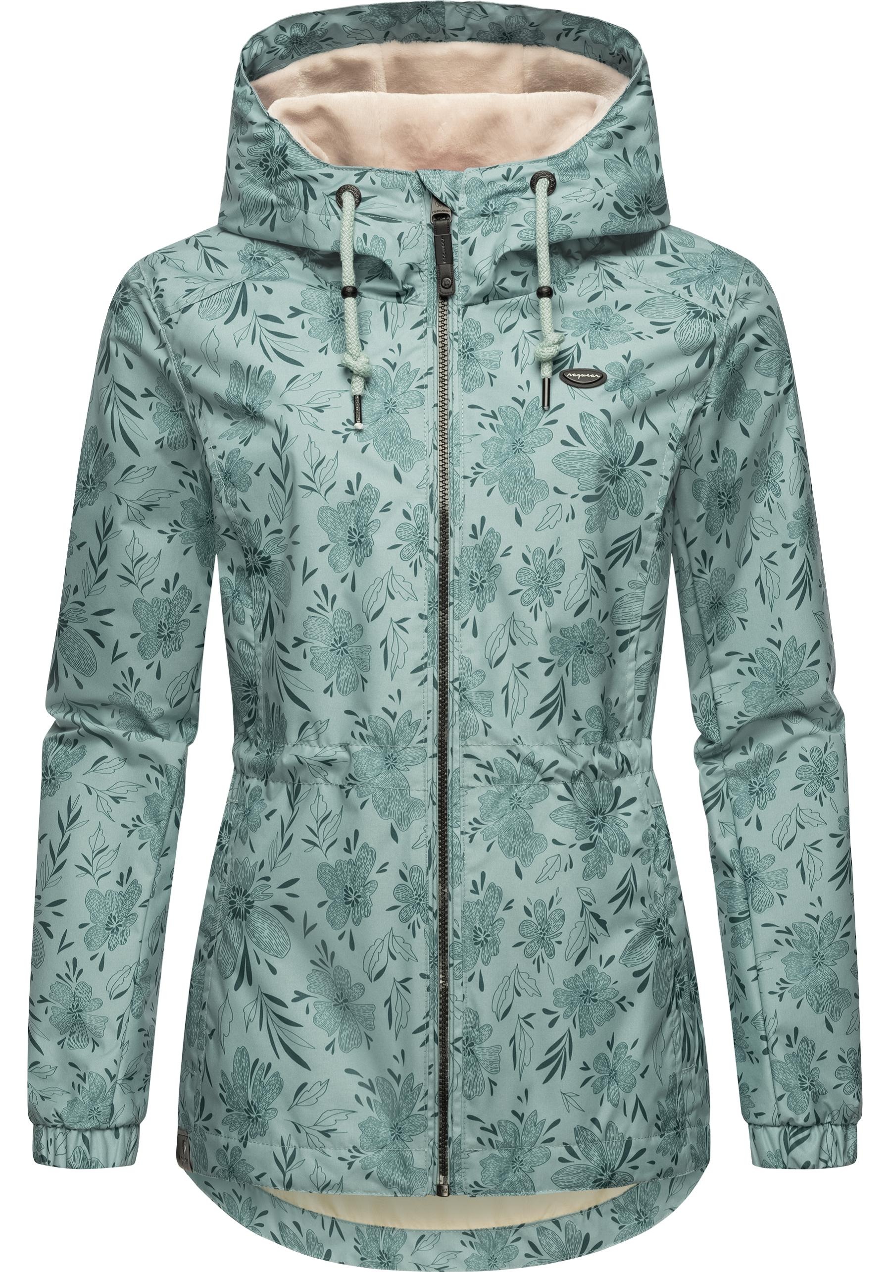 Outdoorjacke »Dankka Spring«, mit Kapuze, stylische Damen Übergangsjacke mit floralem...