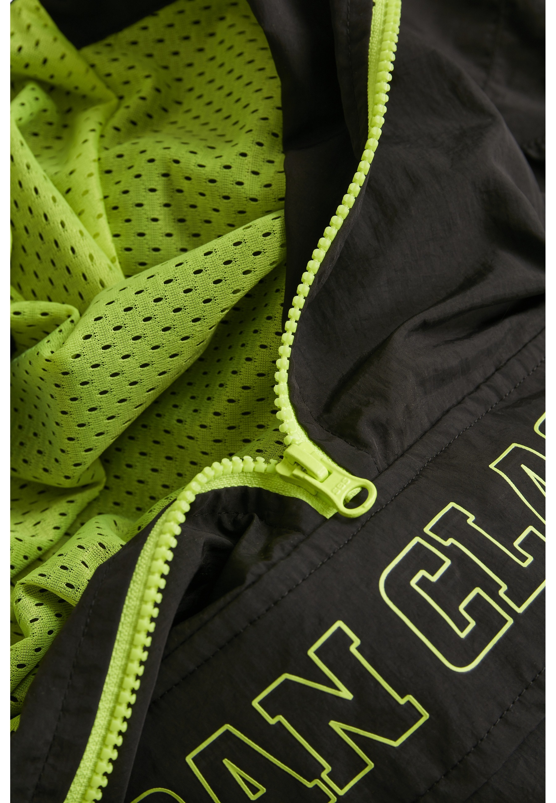 URBAN CLASSICS Anorak »Urban Classics Herren Contrast Pull Over Jacket« 1 Stk. tlg. mit Kapuze