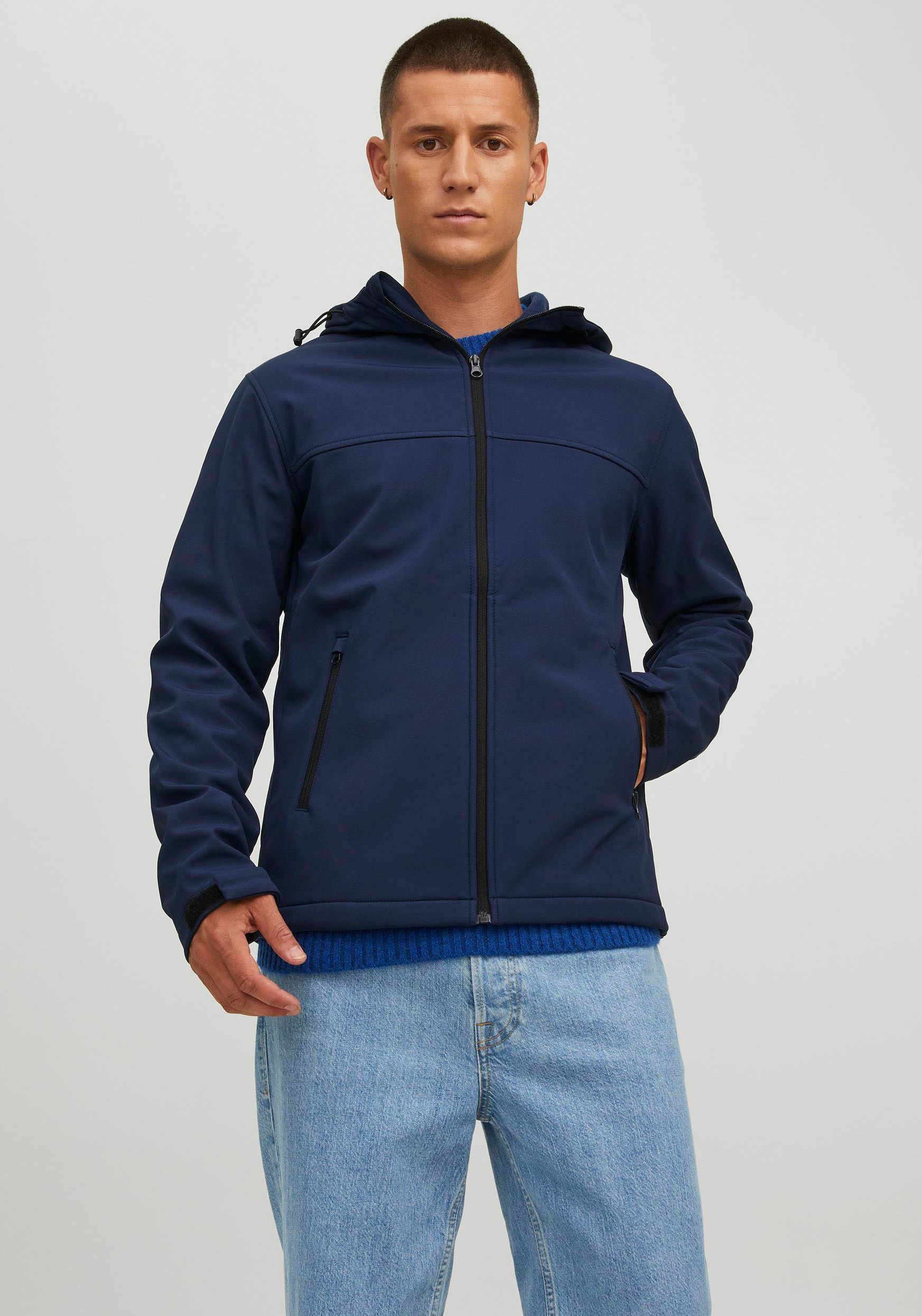 Jack & Jones Softshelljacke »MARVIN HOOD SOFTSHELL«, mit Kapuze kaufen