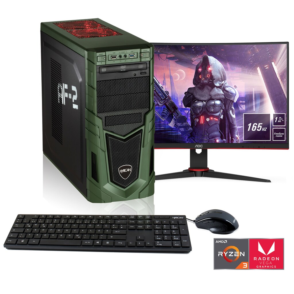 Hyrican Gaming-PC-Komplettsystem »Military SET02156«