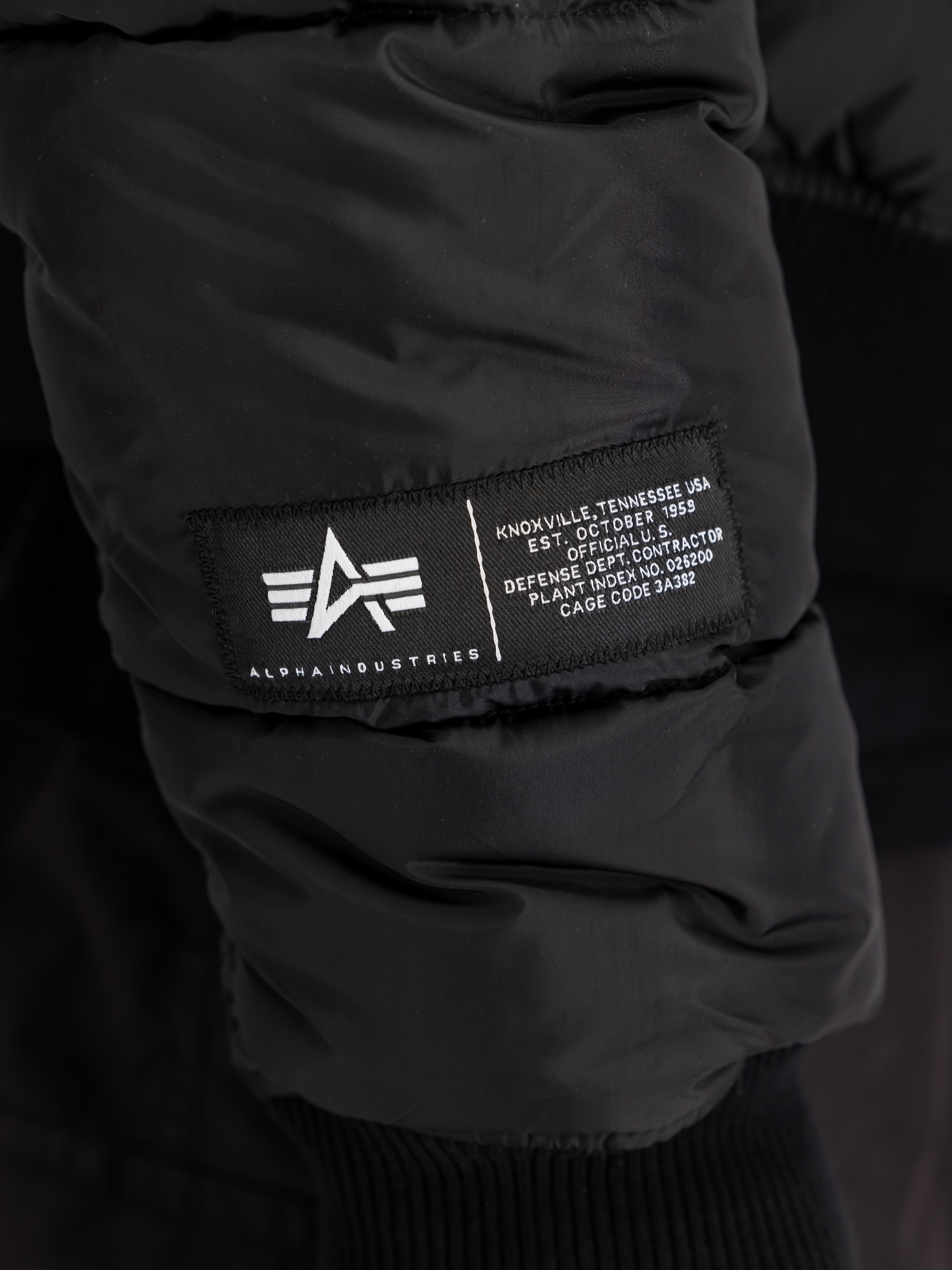 Alpha Industries Steppjacke »MA-1 Logo Puffer«, ohne Kapuze