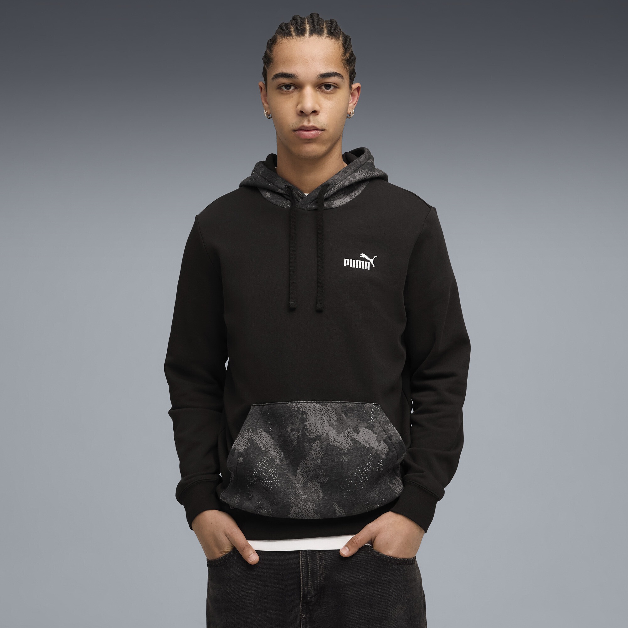 PUMA Hoodie »Essentials Camo Hoodie Herren«
