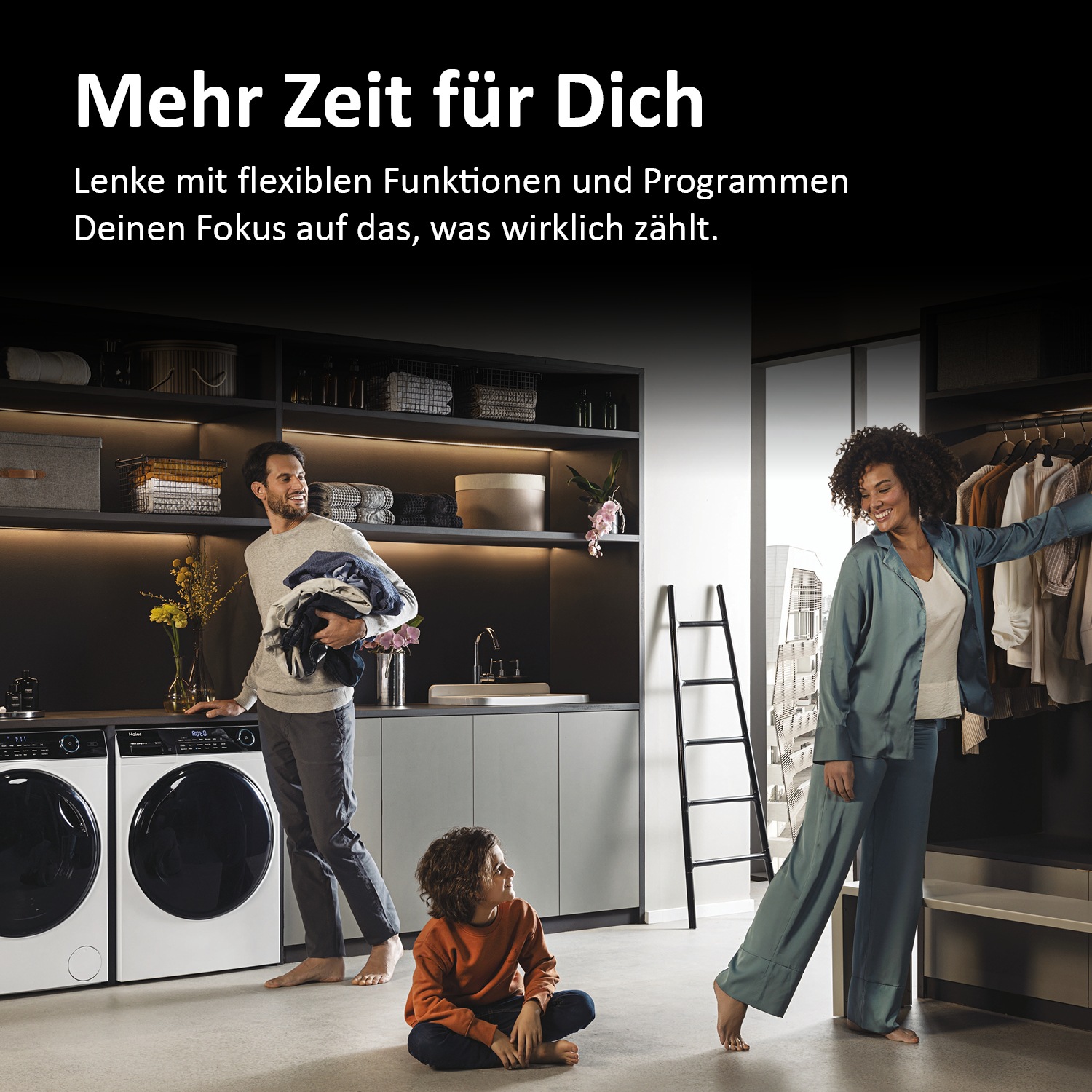 Haier Waschmaschine I-PRO SERIE 7 PLUS »HW90-BD14979EU1«, 9 kg, 1400 U/min, Refresh: Für ressourcenschonende Wäschepflege