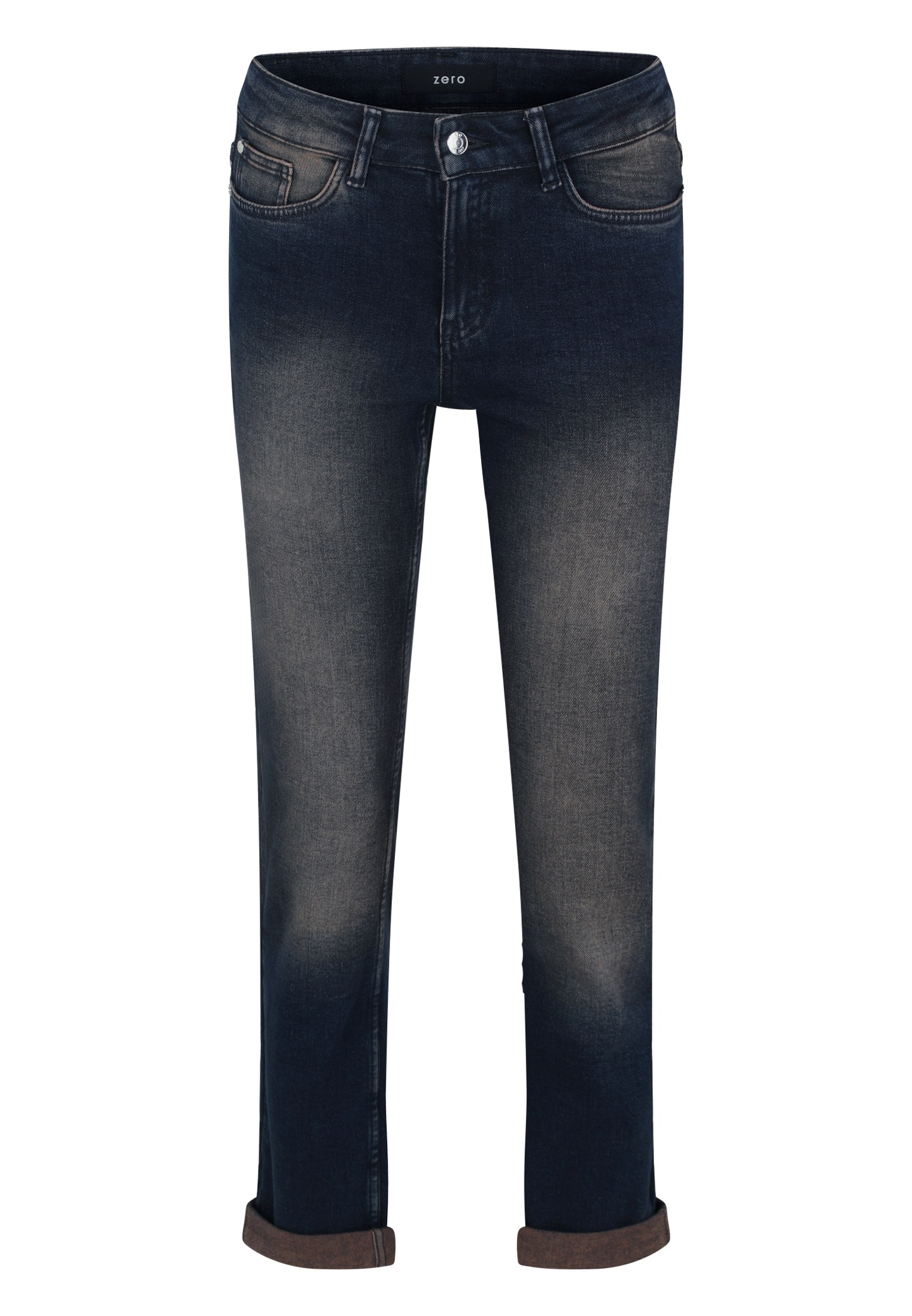 Zero Slim-fit-Jeans "Damen Style ORLANDO Straight Leg 32 Inch" günstig online kaufen