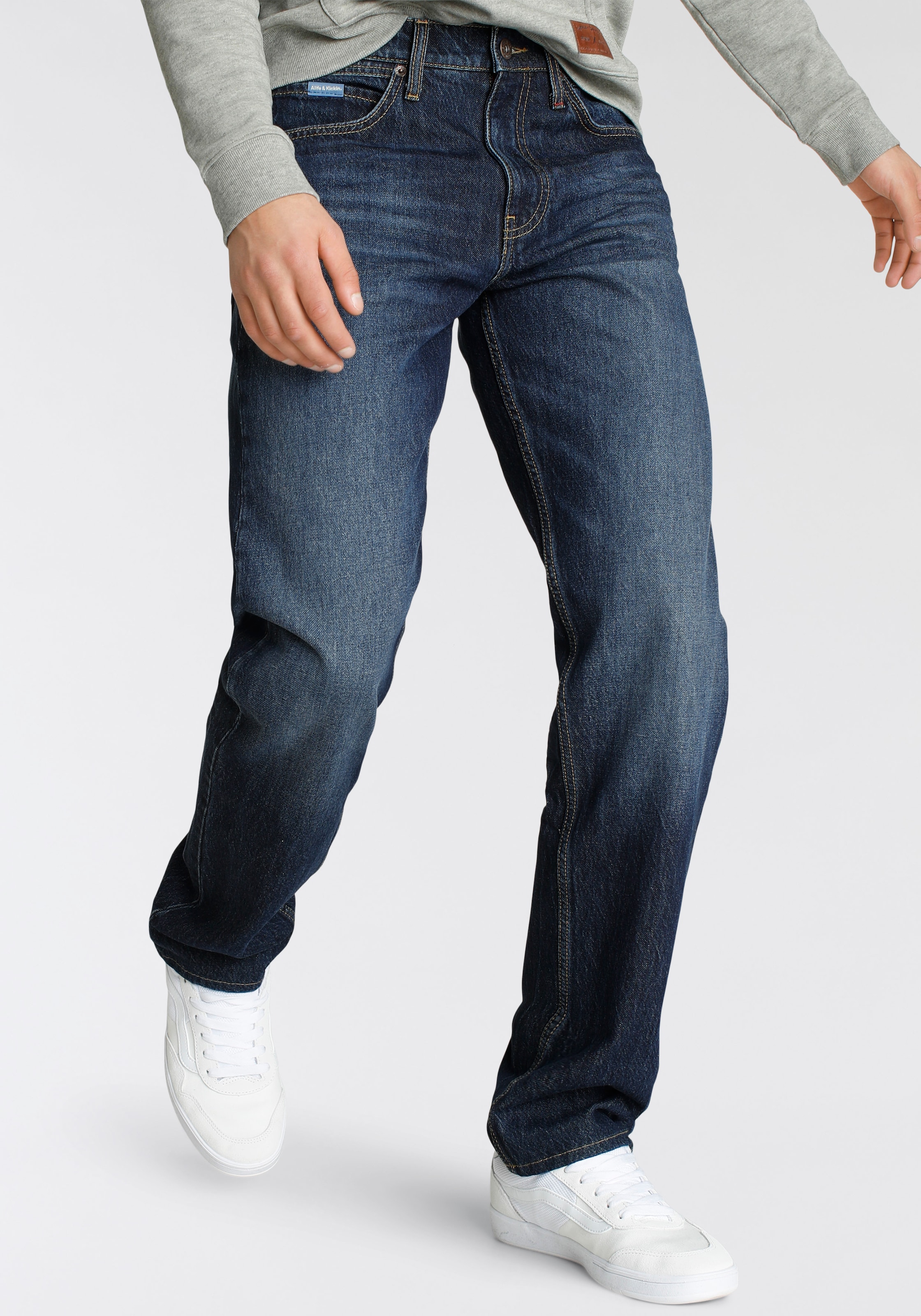 Alife & Kickin Loose-fit-Jeans "AlecAK", Ökologische, wassersparende Produktion durch Ozon Wash