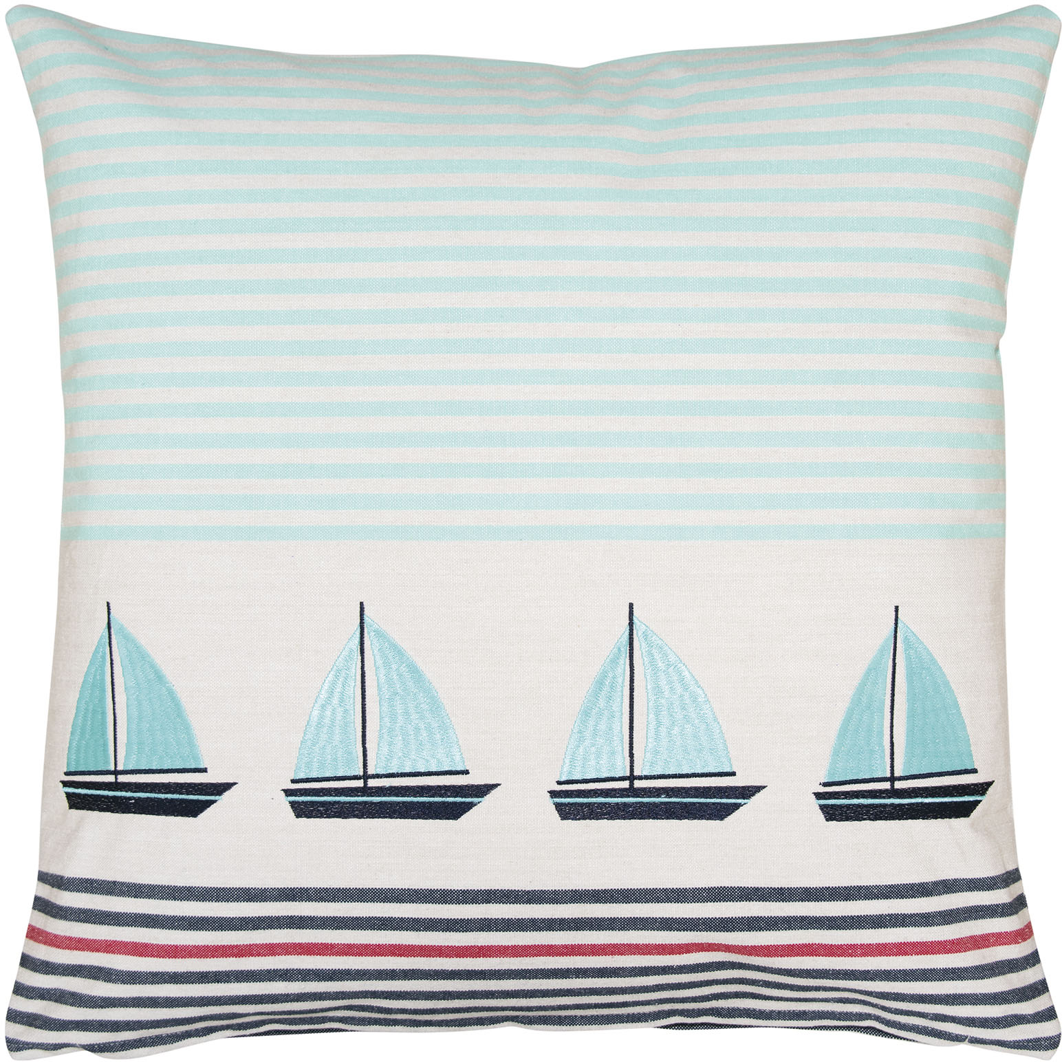 PAD Dekokissen "MARINA" Made in Europe, Kissenhülle ohne Füllung, maritim, 1 Stück