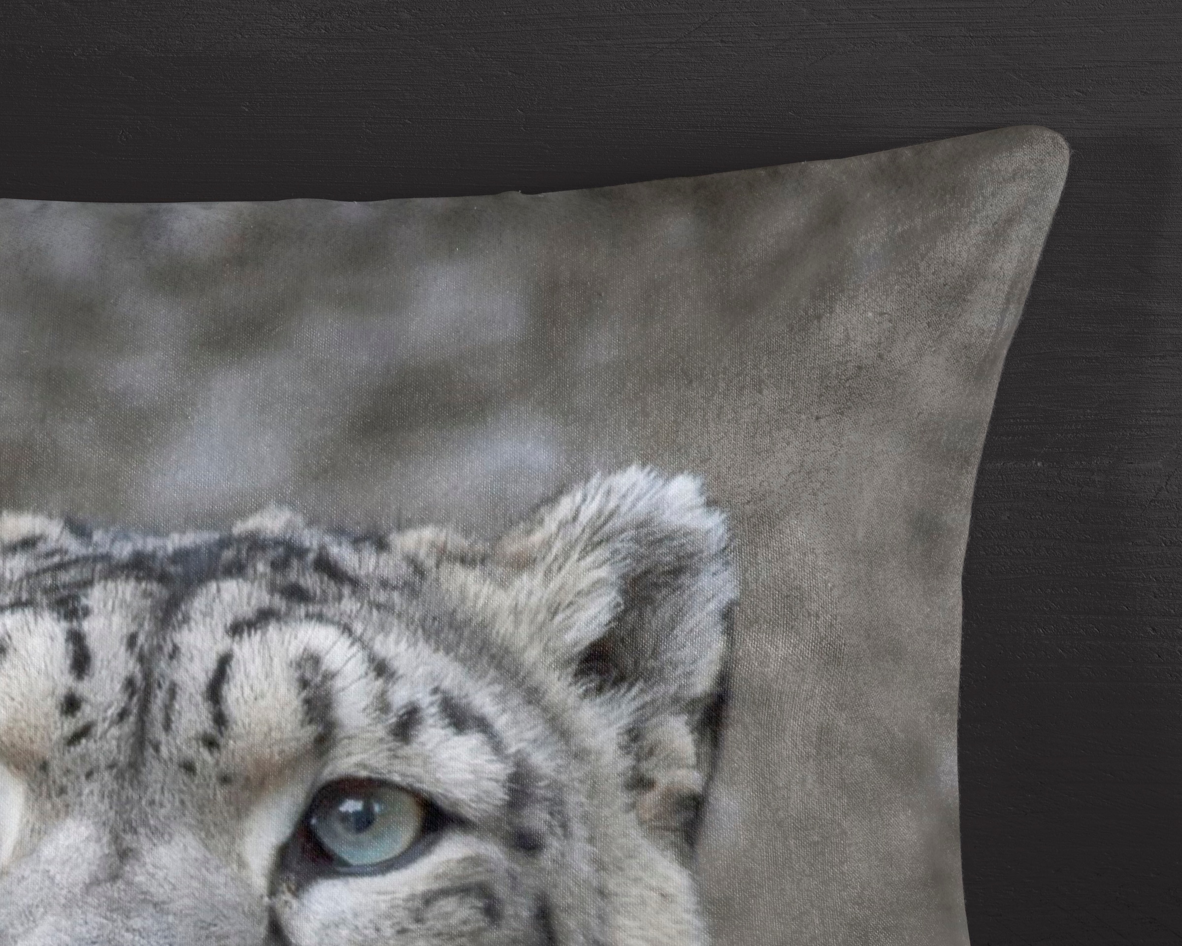 good morning Wendebettwäsche »Chief«, Biber, 135x200, Winter, Warm, Reißverschluss, Wendeoptik, Leopard