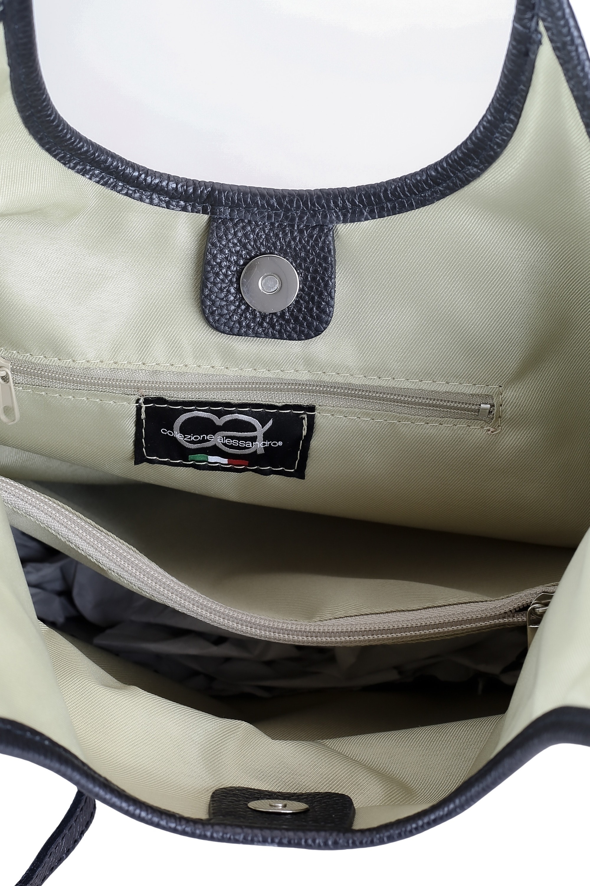 COLLEZIONE ALESSANDRO Schultertasche »Cuir«, aus echtem Leder, Made in Italy