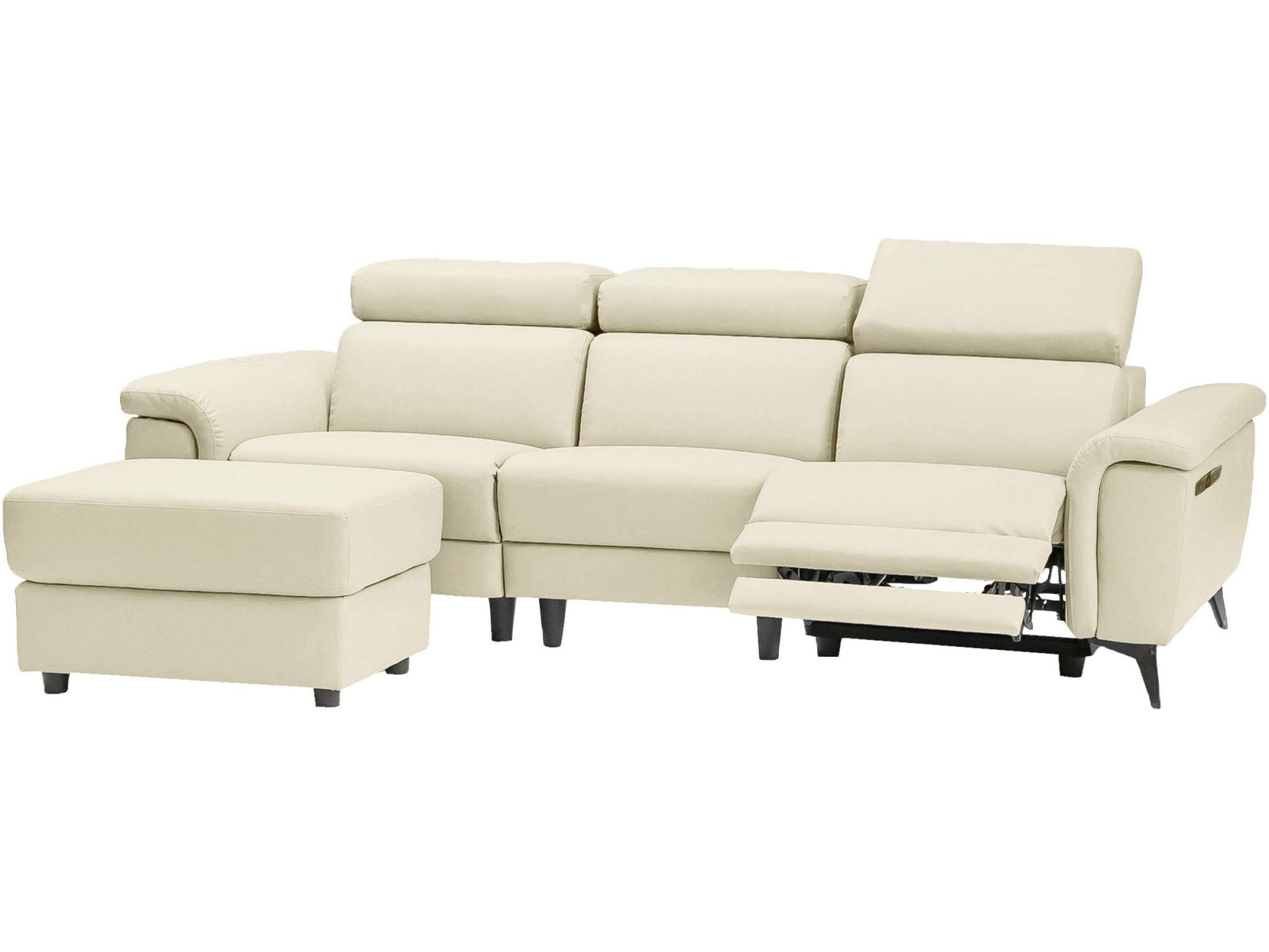 Places of Style 3-Sitzer »Marita«, mit elektrischer Relaxfunktion in einem Sitz und USB-Anschluss
