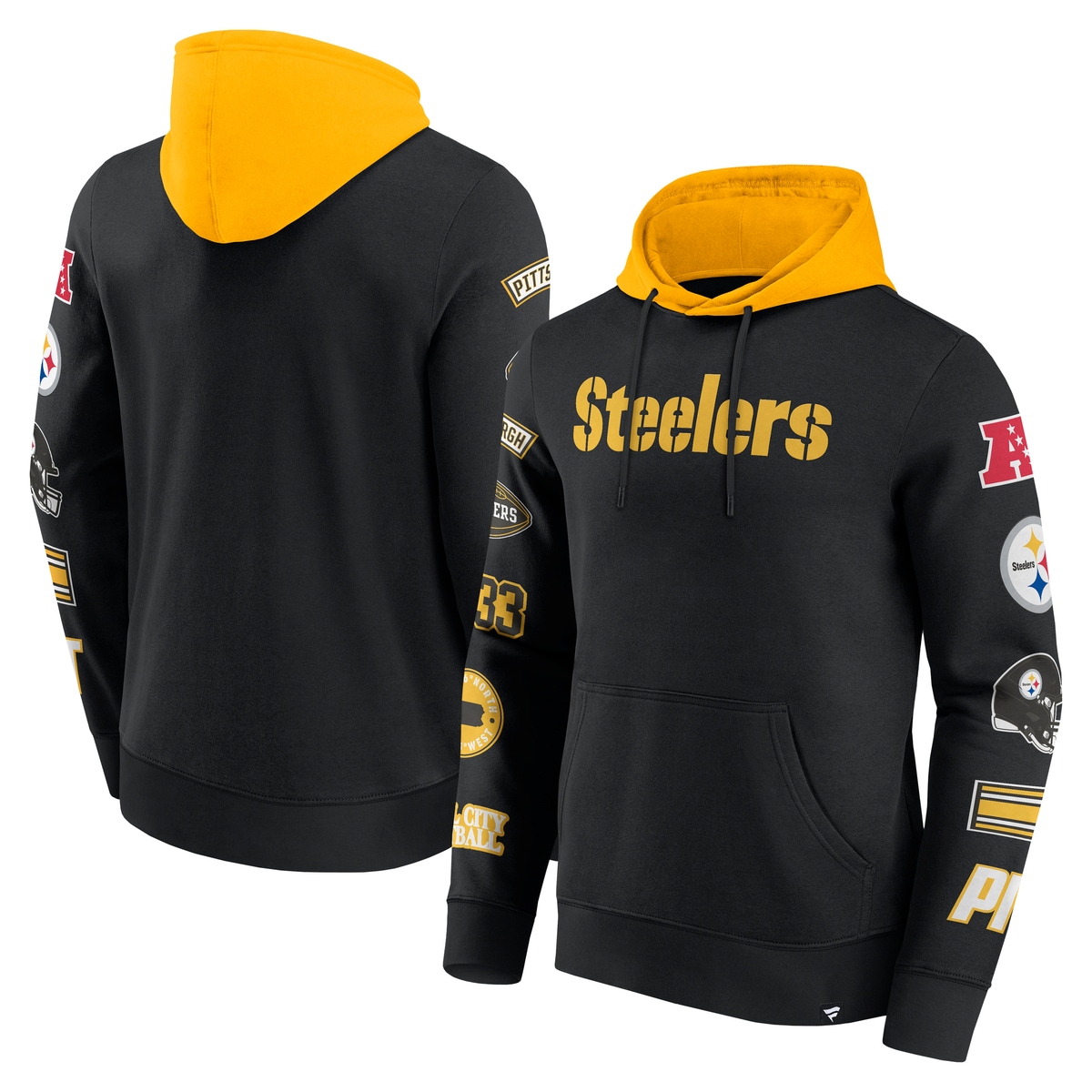 Fanatics Kapuzenpullover "Fanatics Hoodie Pittsburgh Steelers Patched Out F günstig online kaufen