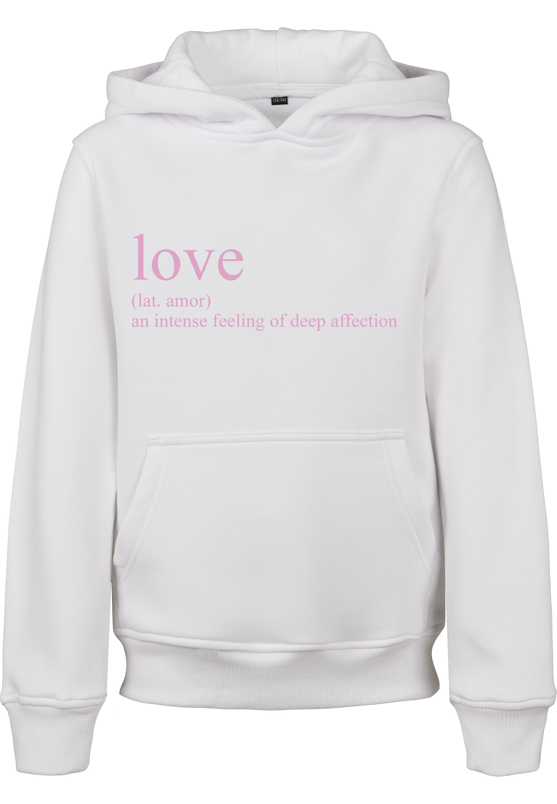 MisterTee Rundhalspullover "MisterTee Herren Kids Love Definition Hoody" 1 Stk.