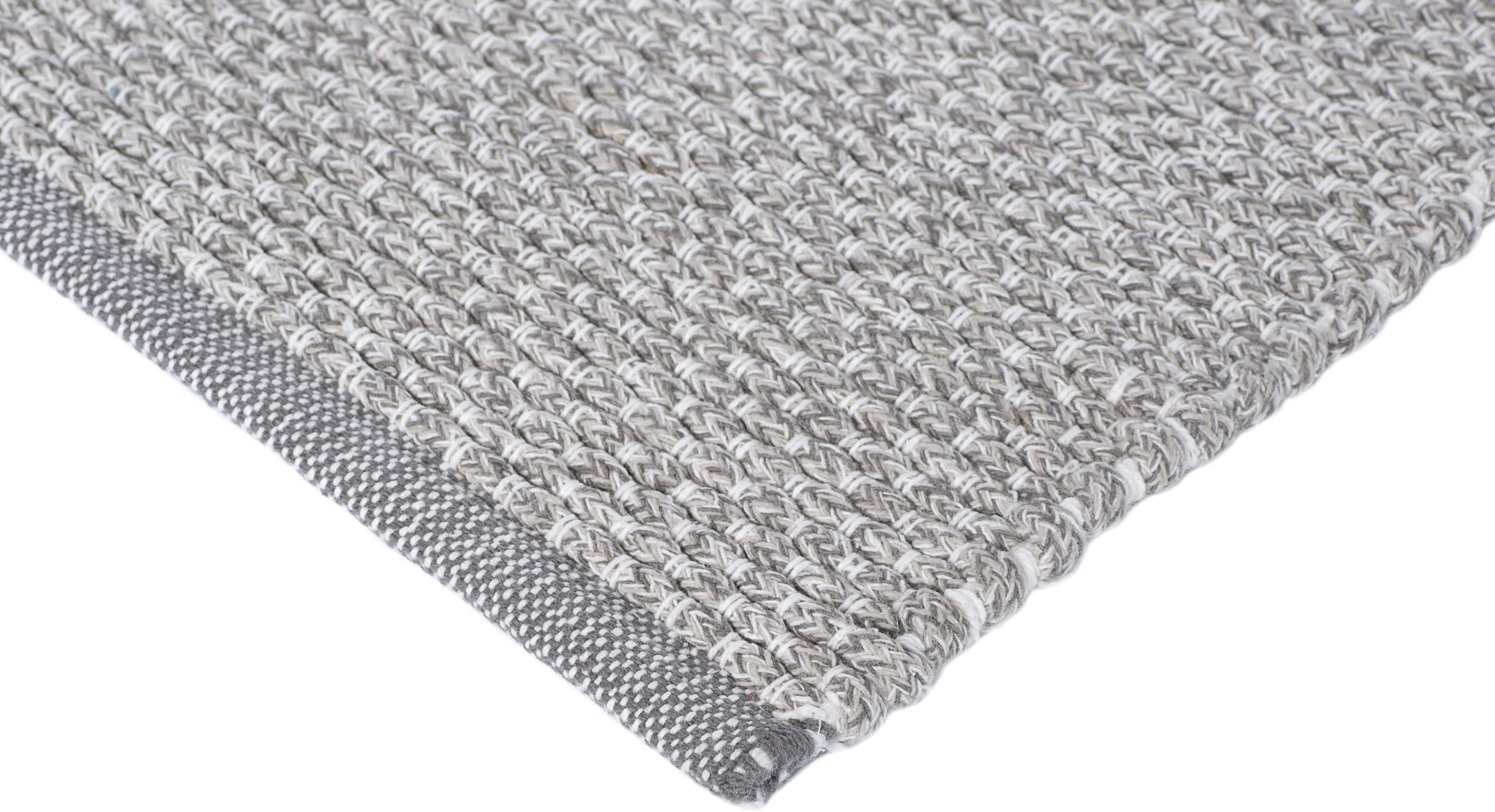 LUXOR living Teppich »Liv«, rechteckig, Handweb, reine Baumwolle, handgewebt, Uni-Farben, leicht meliert