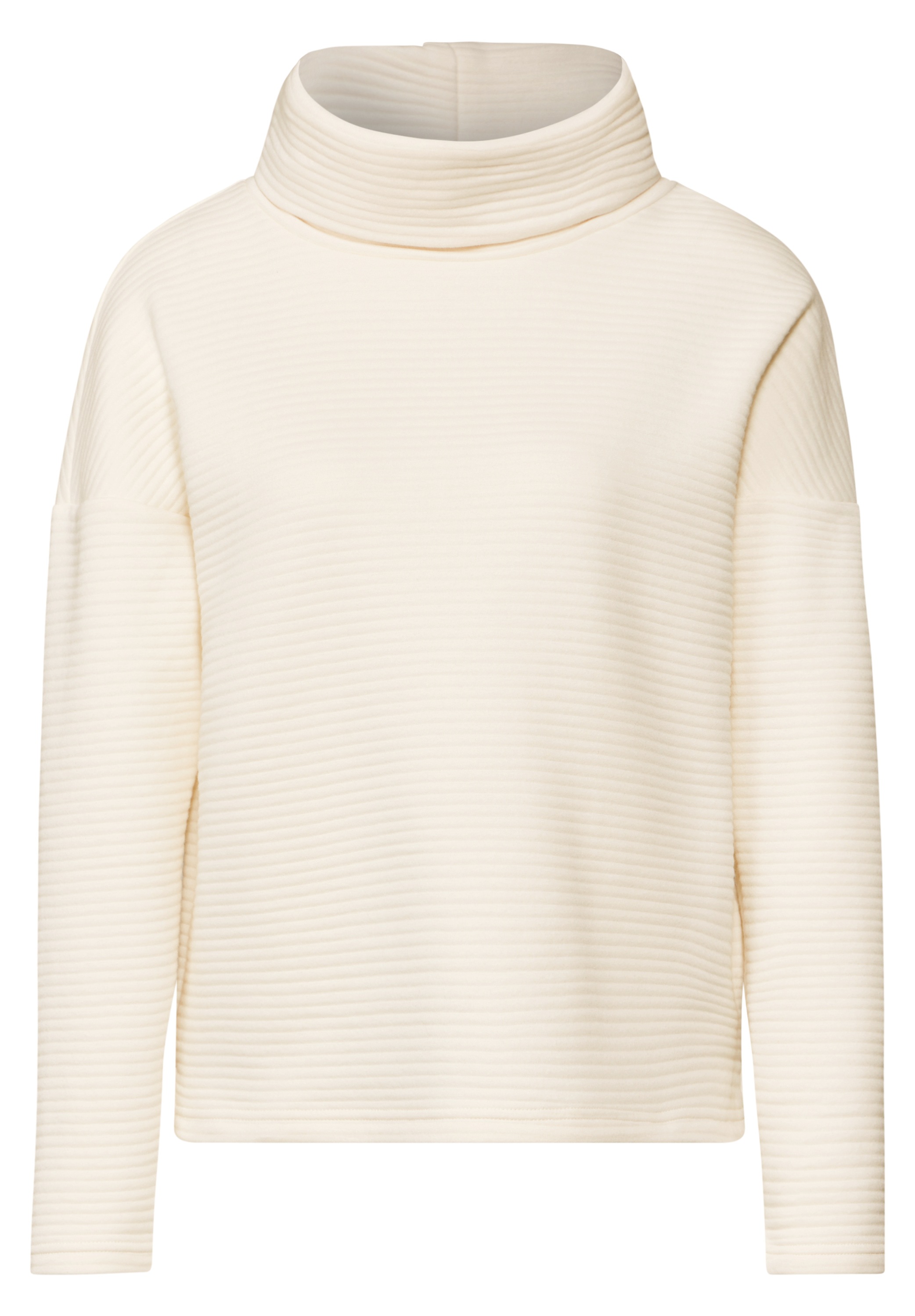 STREET ONE Langarmshirt, mit Schalkragen