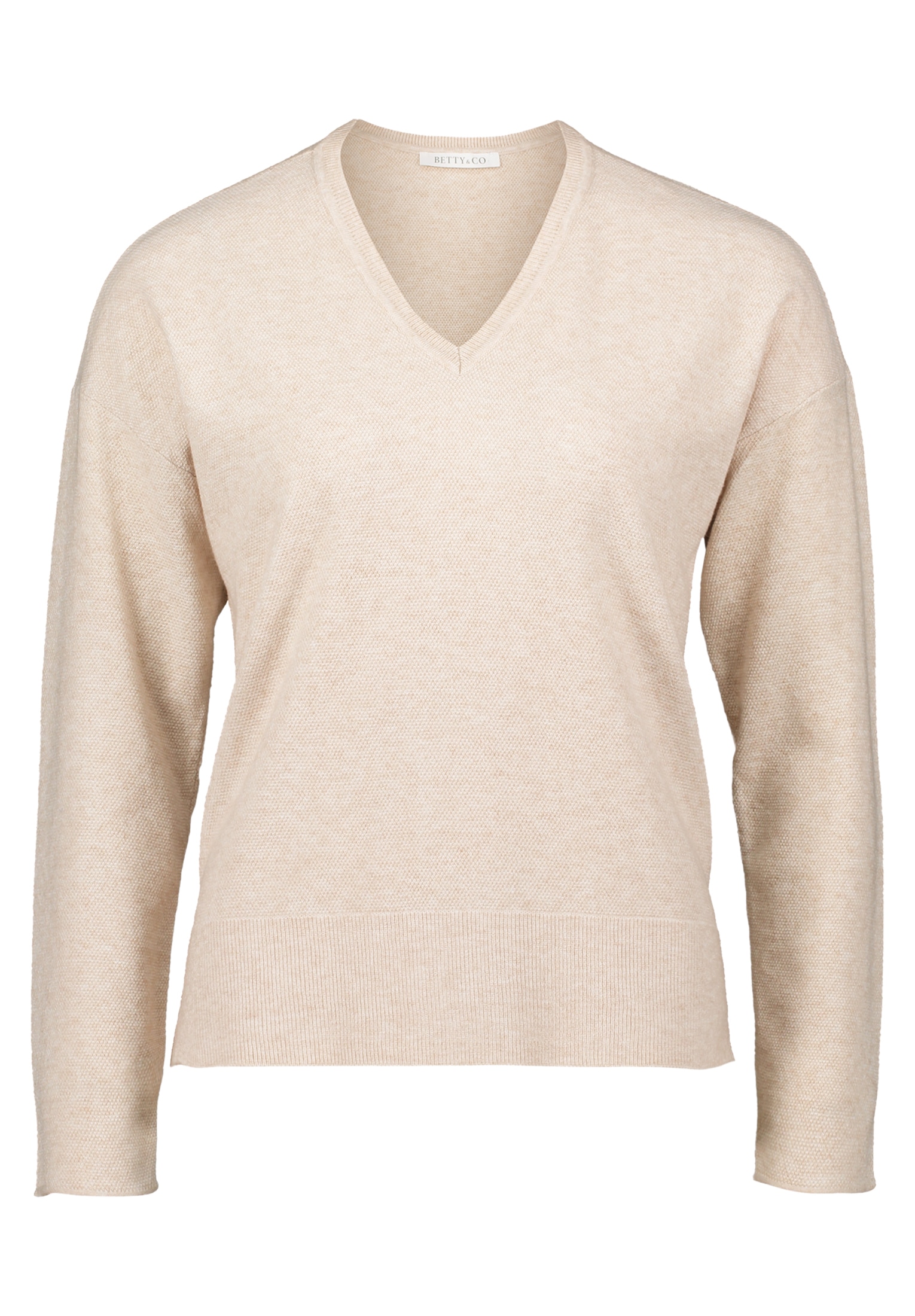 Betty&Co Strickpullover »Betty & Co Damen Strickpullover mit V-Ausschnitt«, (1 tlg.)
