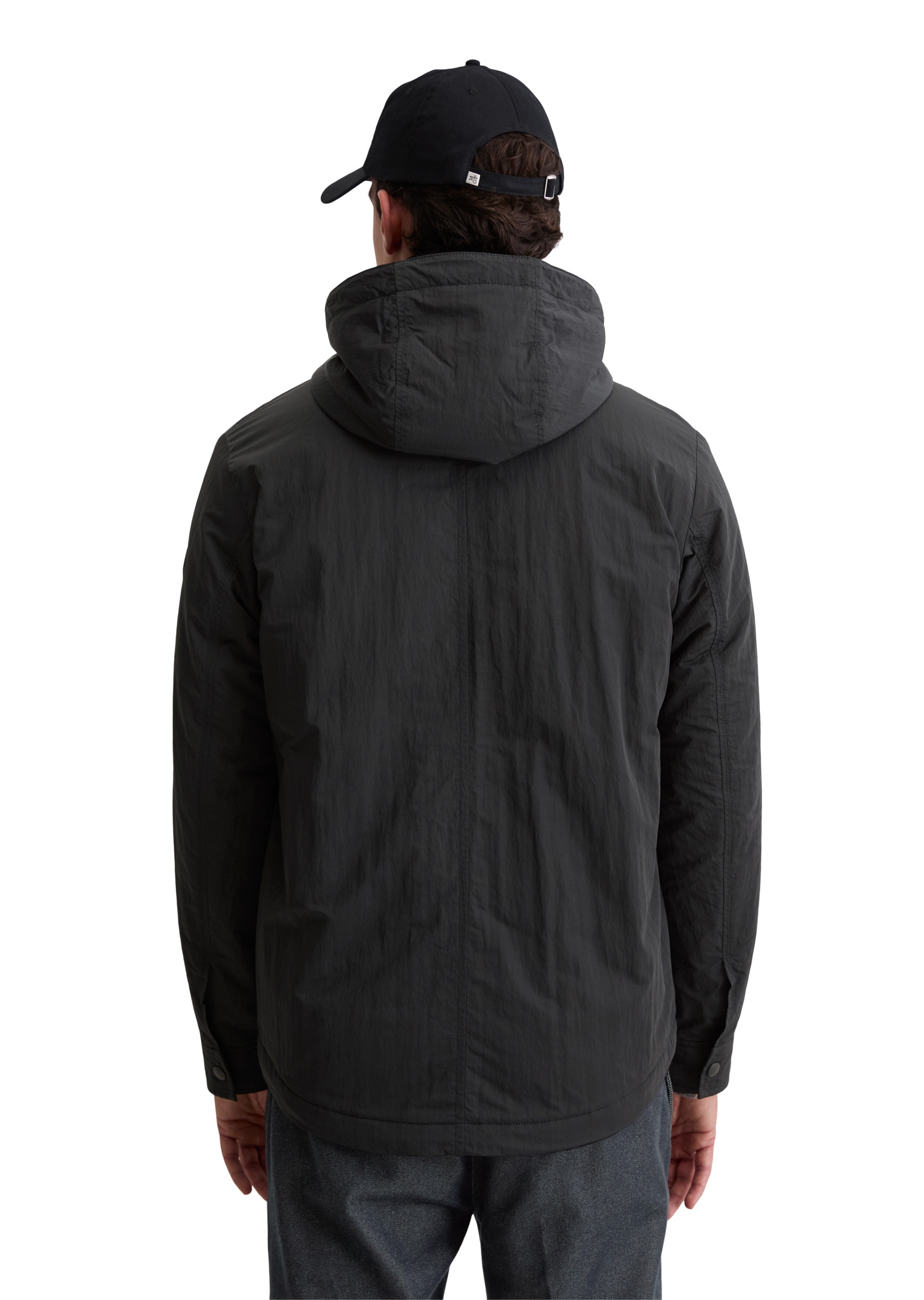 Marc O'Polo Outdoorjacke »mit abnehmbarer Kapuze« ohne Kapuze