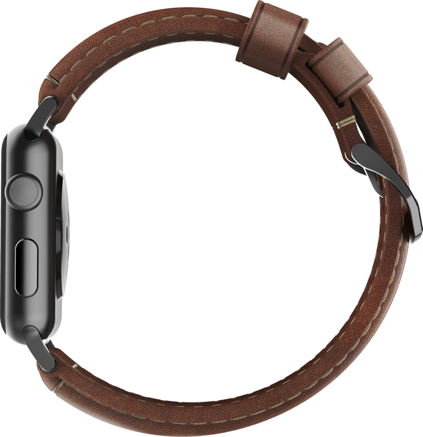 Black Friday Nomad Smartwatch-Armband »Strap Trad. Lthr. Brown Connect.  42/44/45/49mm« | BAUR | Uhrenarmbänder
