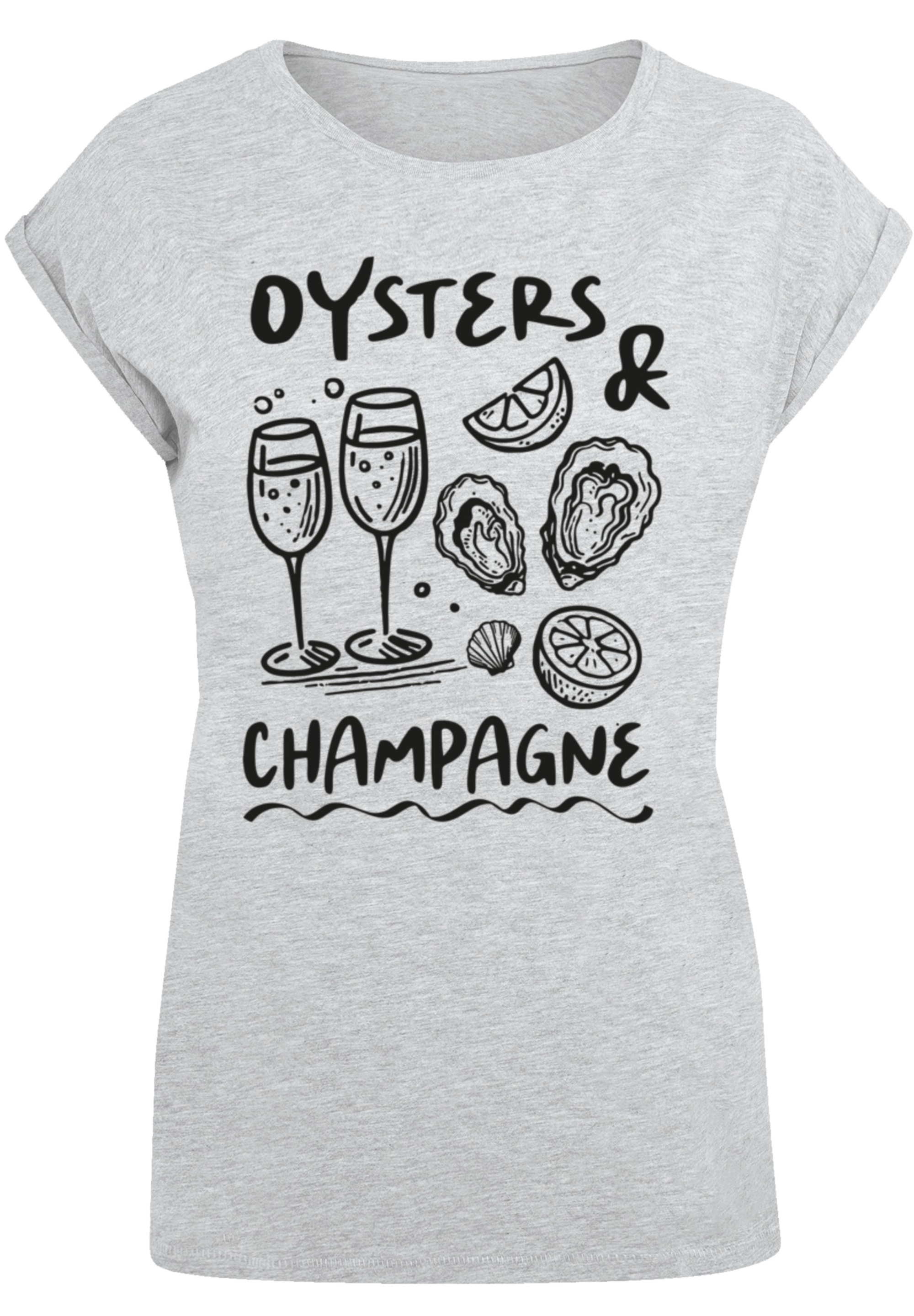 F4NT4STIC T-Shirt »Oysters And Champagne Summer«, Premium Qualität
