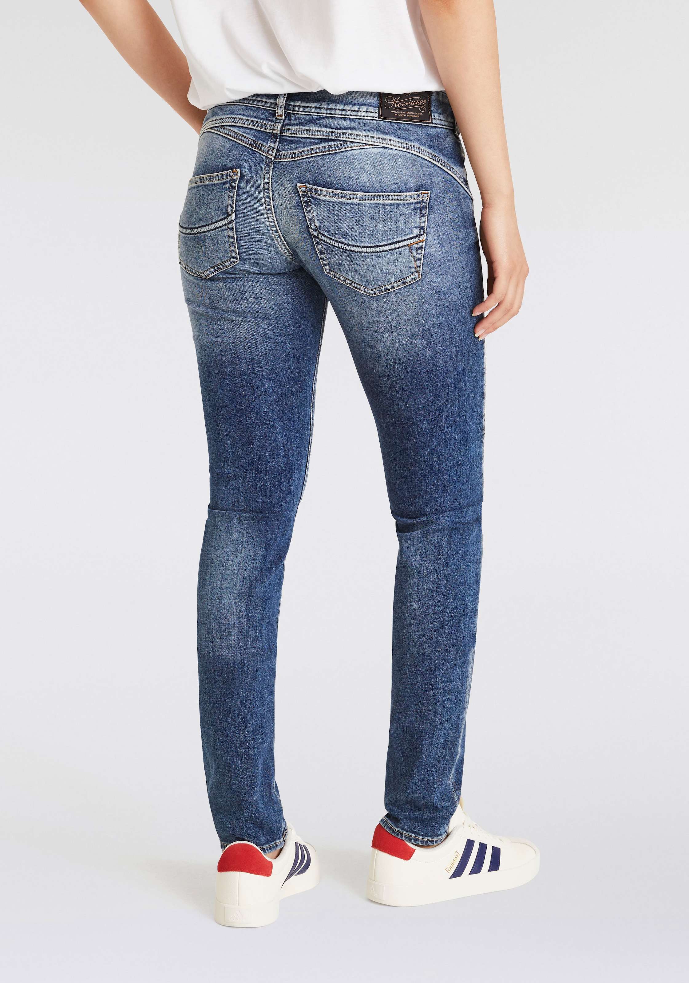 Herrlicher Slim-fit-Jeans "Gila Slim Recycled Denim Stretch", im Five-Pocke günstig online kaufen