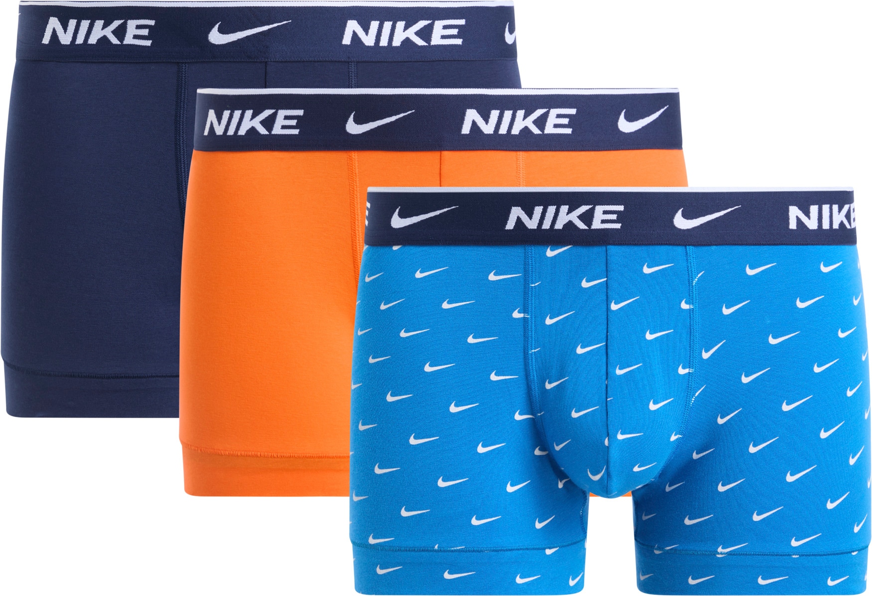 NIKE Underwear Boxer »BOXER BRIEF 3PK« Packung, 3er, 3 Stk. mit Logo-Elastikbund
