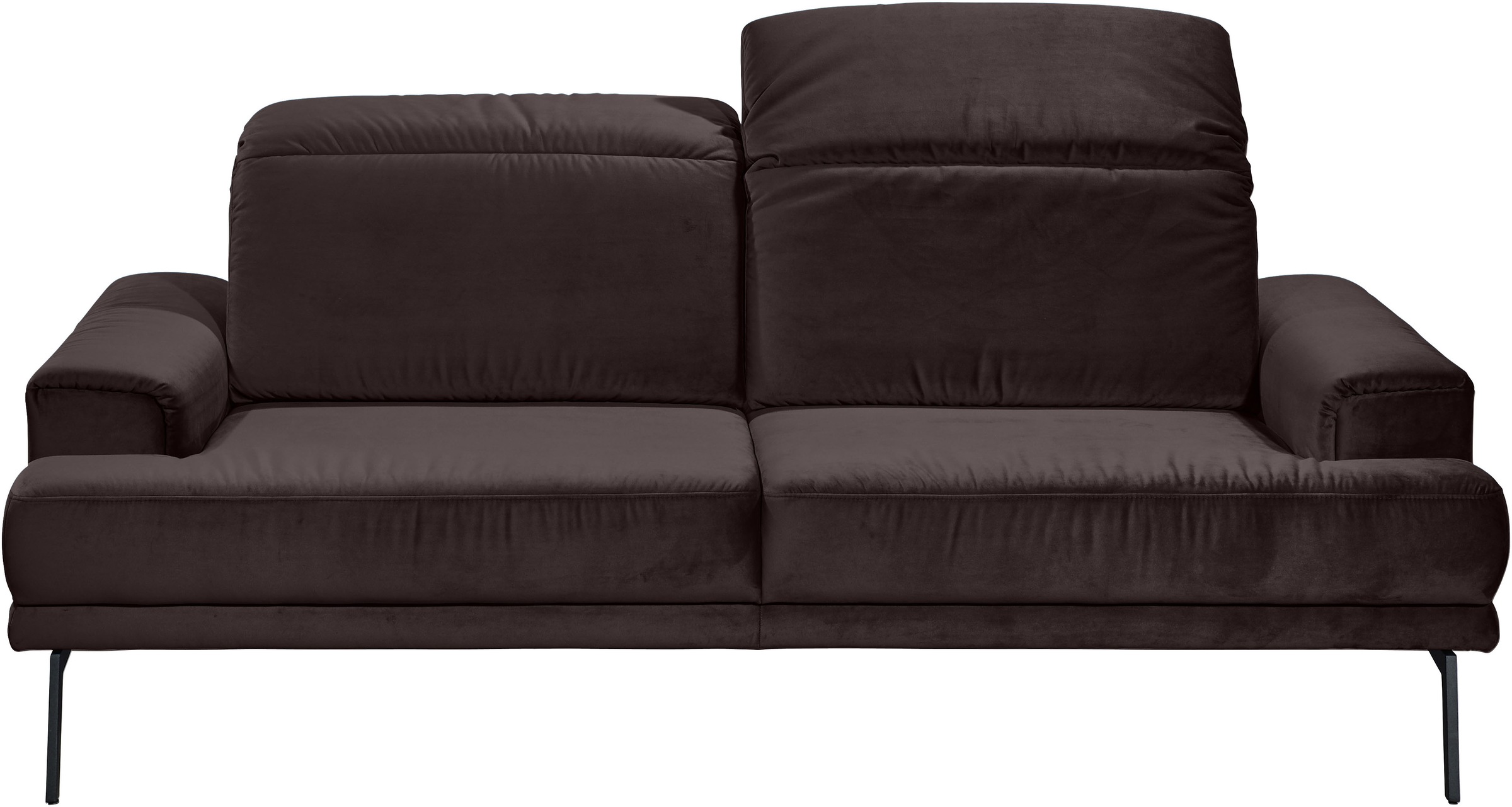 Musterring 2-Sitzer »MR 4580« inkl. Kopf- und Sitztiefenverstellung, Fuß schwarz, B198 x T103 cm