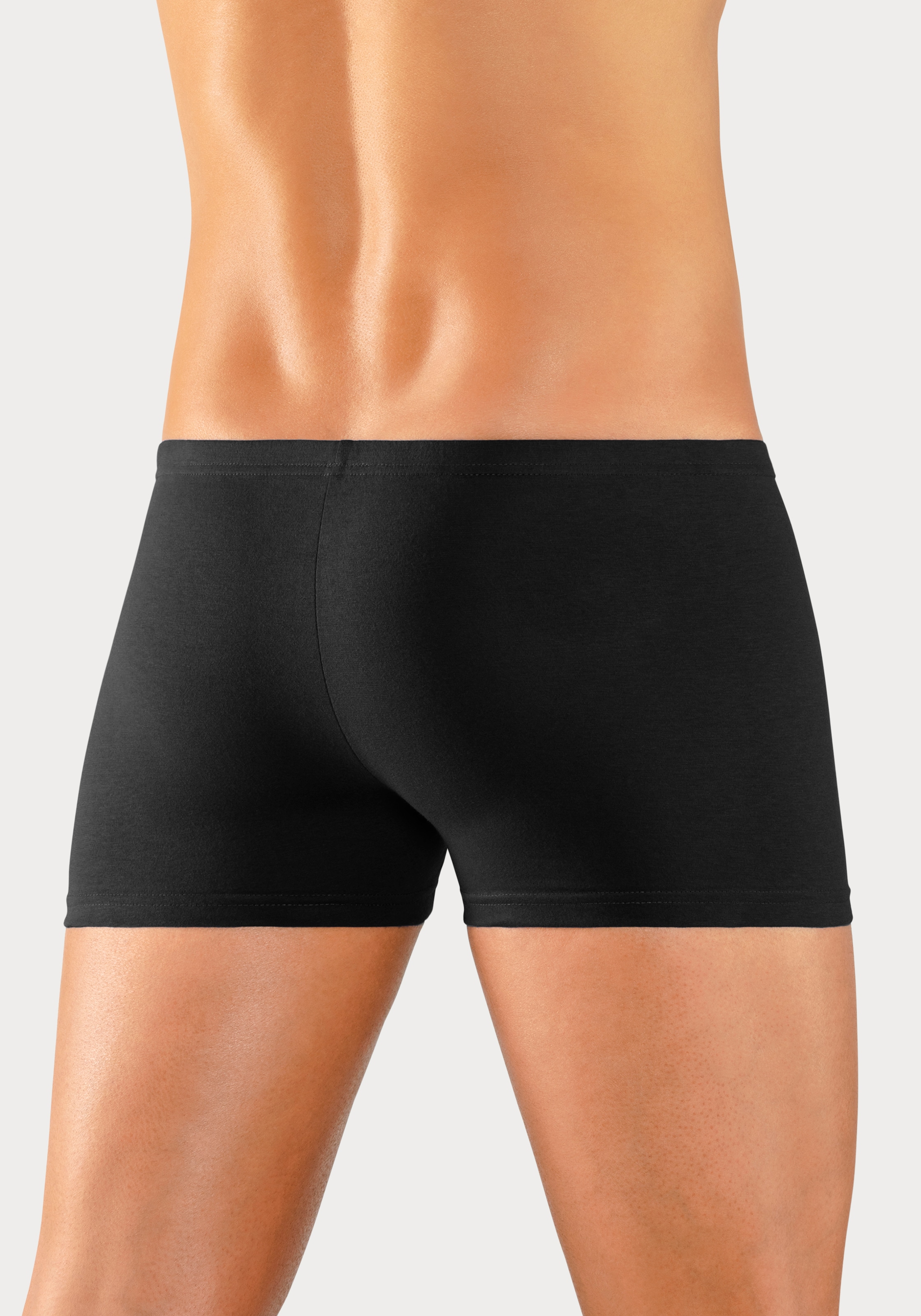le jogger® Boxer »Boxershorts für Herren«, (Packung, 3 St.), schmaler Bund mit Markenlabel