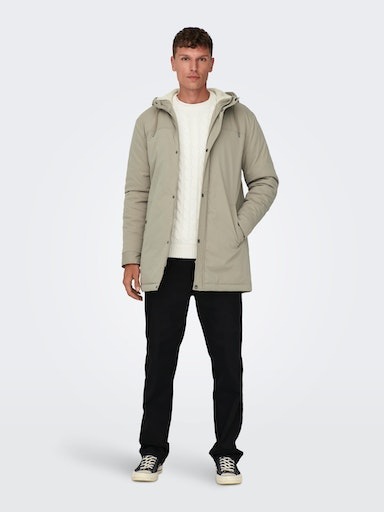 ONLY & SONS Parka »ALEX TEDDY PARKA«, mit Kapuze