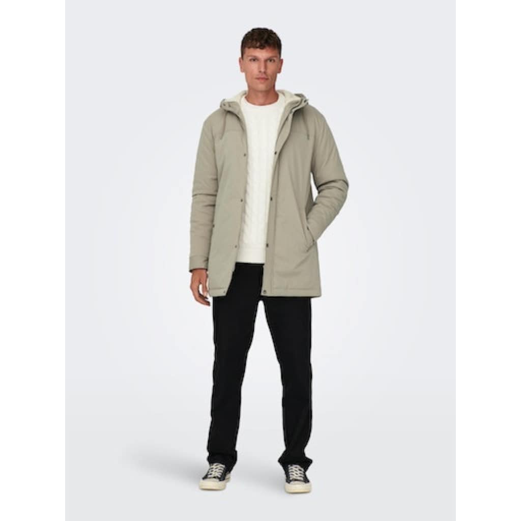 ONLY & SONS Parka »ALEX TEDDY PARKA«, mit Kapuze