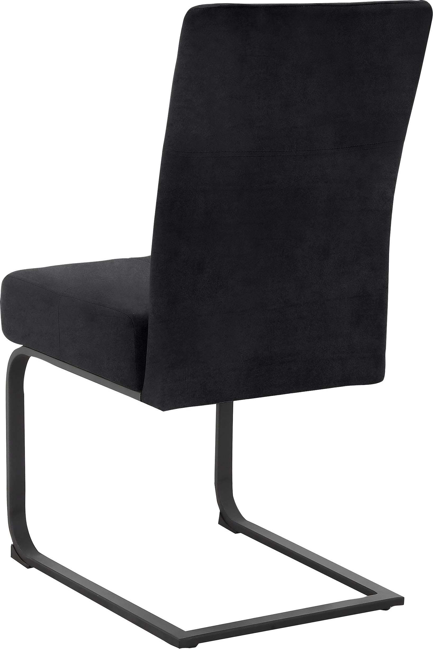 INOSIGN Esszimmerstuhl »Bjarka«, 2 St., Veloursstoff, Sitz und Rücken gepolstert, Gestell aus Metall, Sitzhöhe 48,5 cm